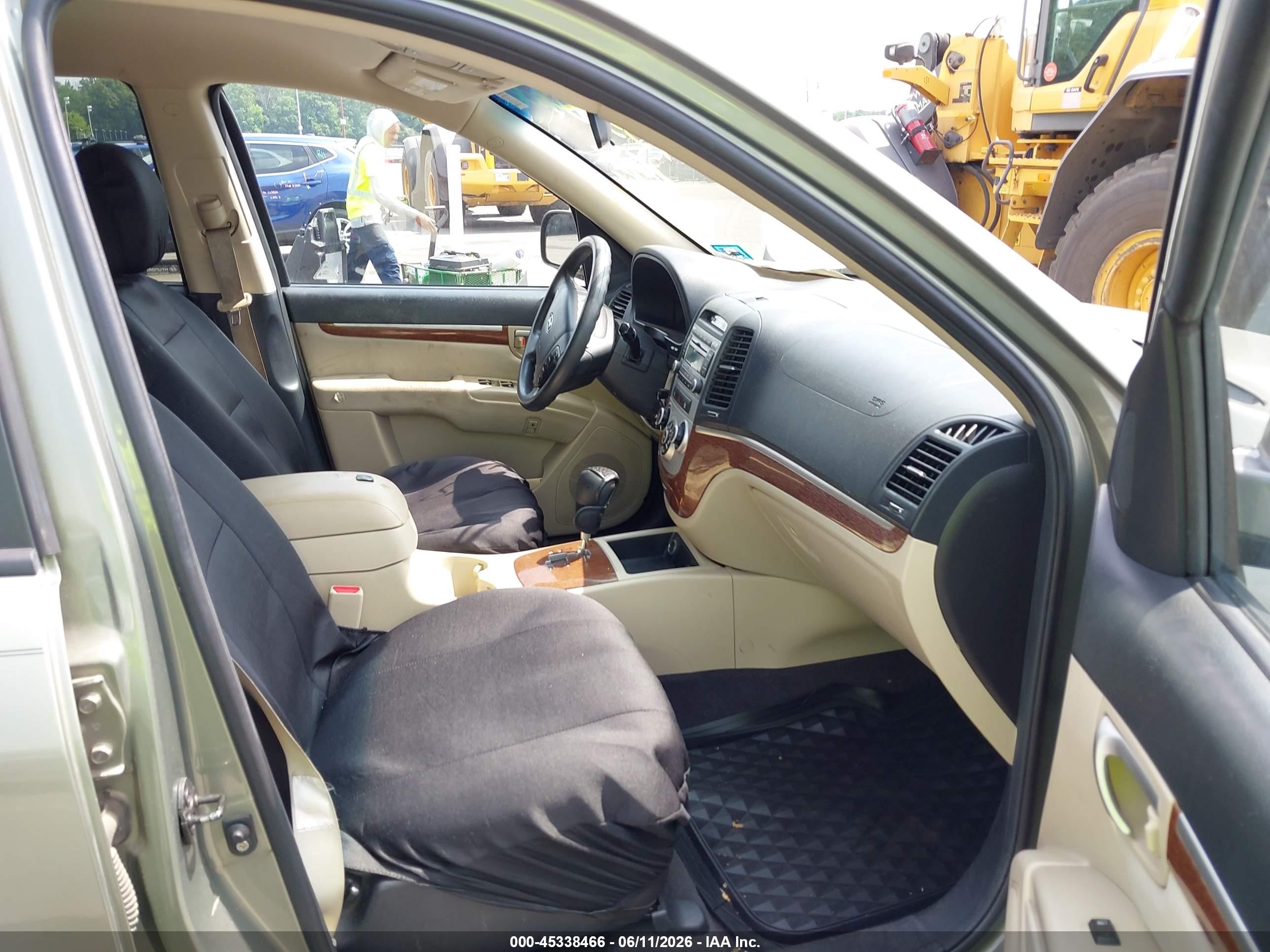 2008 Hyundai Santa Fe Gls Green vin: 5NMSG13D18H157797