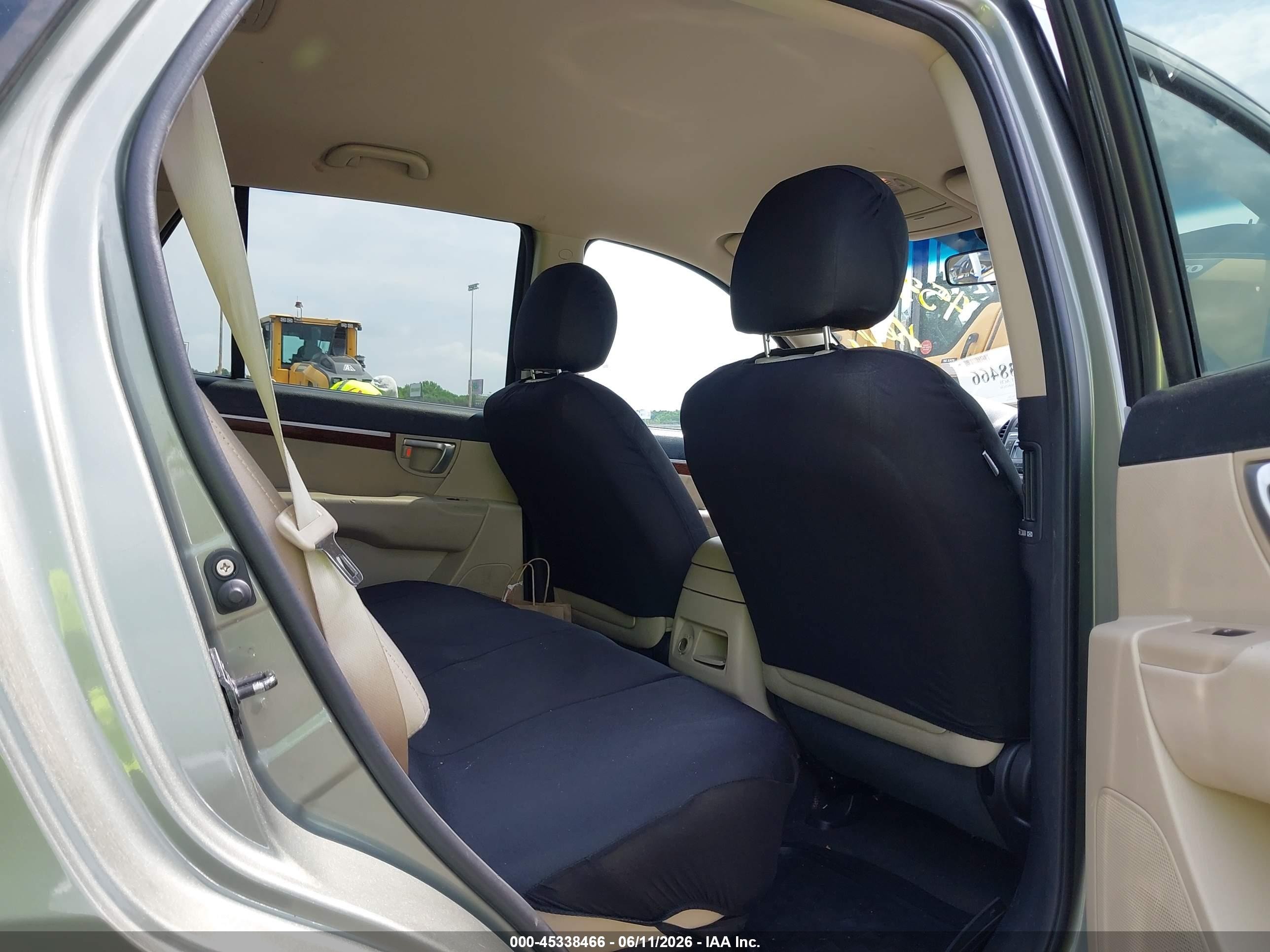 2008 Hyundai Santa Fe Gls Green vin: 5NMSG13D18H157797