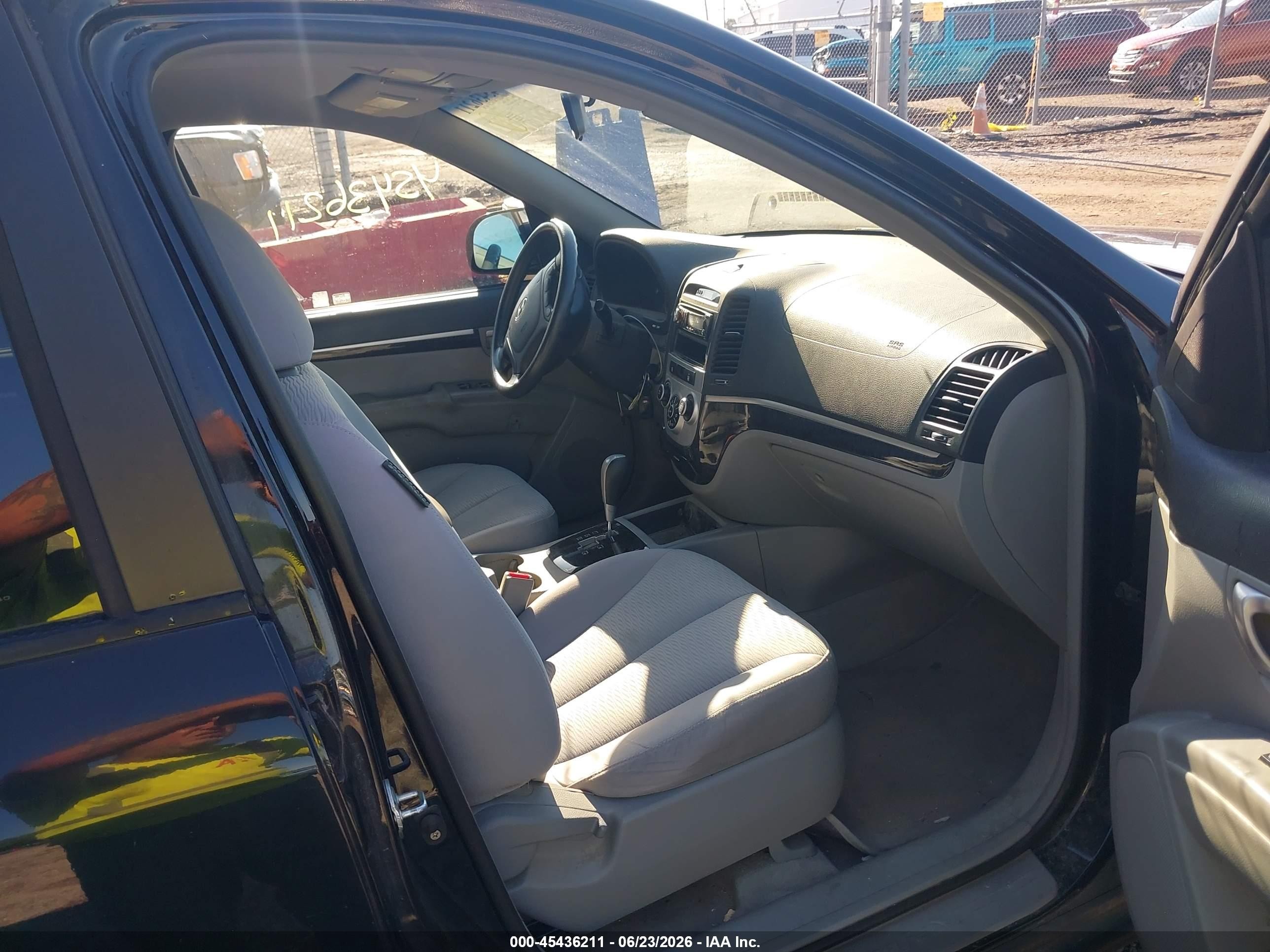 2008 Hyundai Santa Fe Gls Black vin: 5NMSG13D18H181744