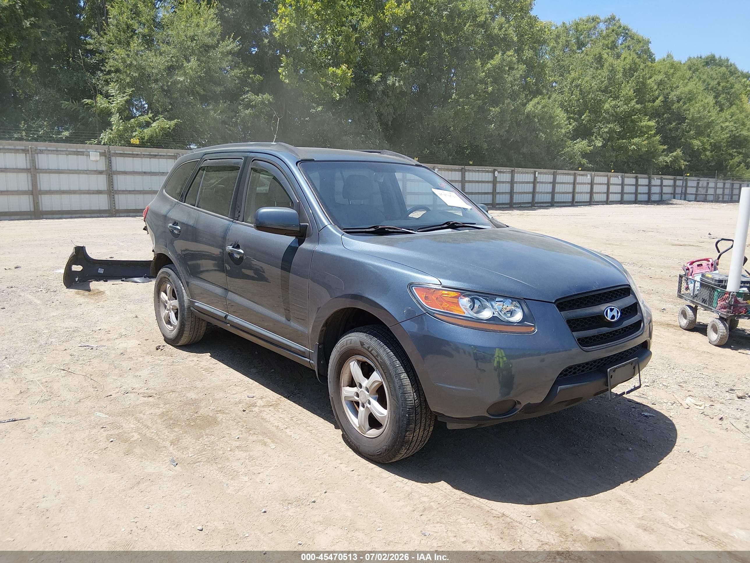 2008 Hyundai Santa Fe Gls Blue vin: 5NMSG13D18H192193
