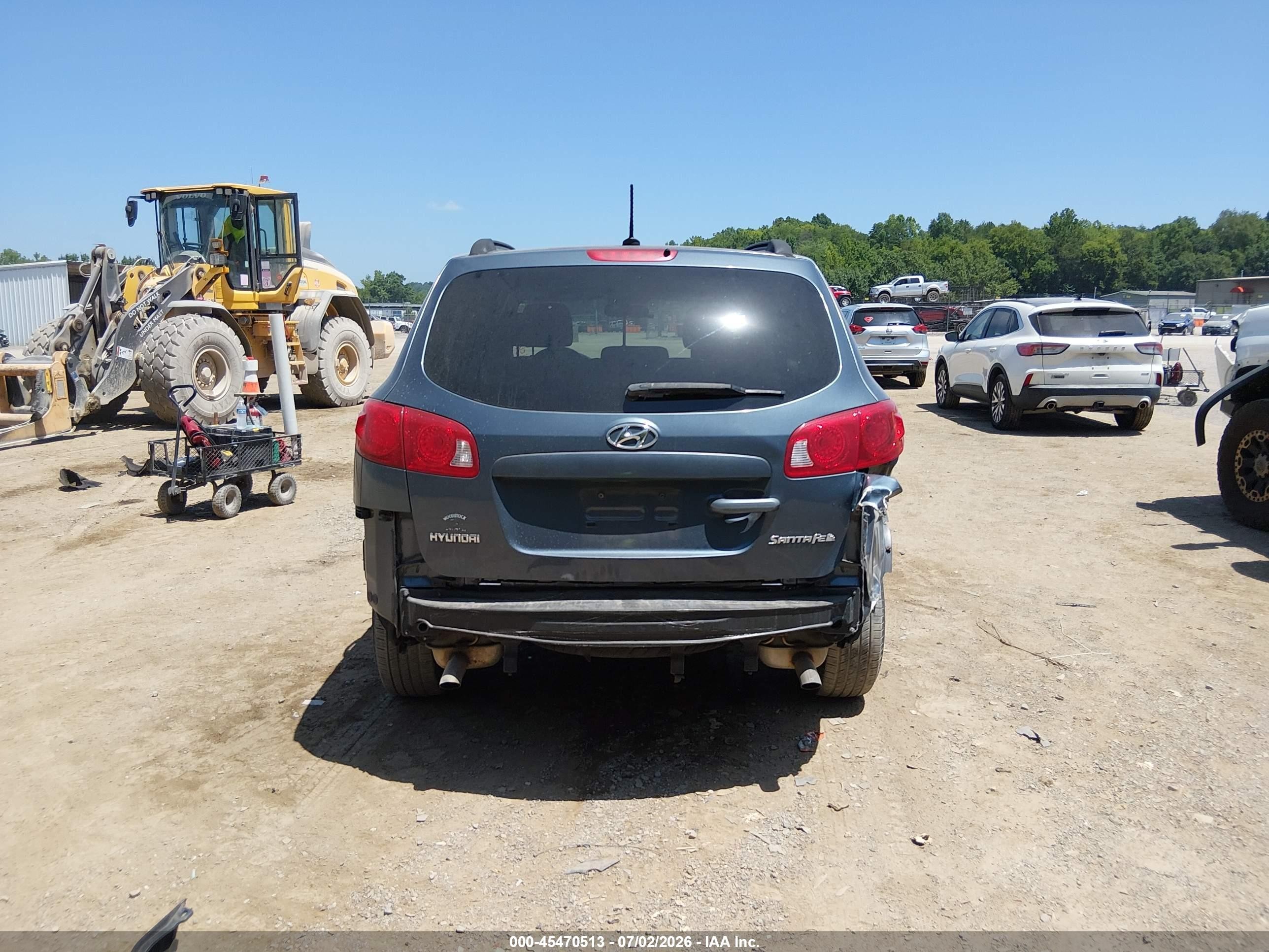 2008 Hyundai Santa Fe Gls Blue vin: 5NMSG13D18H192193