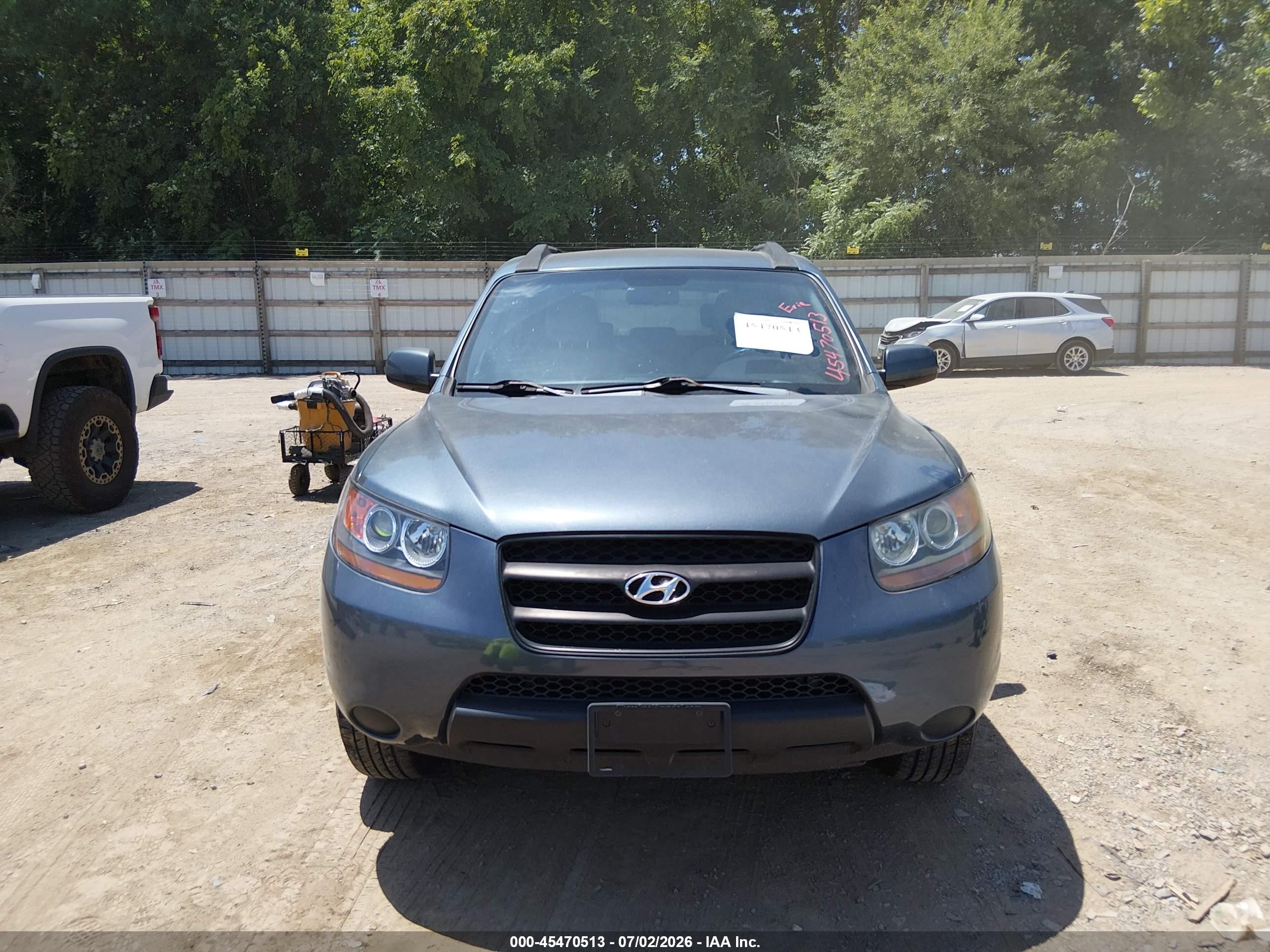 2008 Hyundai Santa Fe Gls Blue vin: 5NMSG13D18H192193