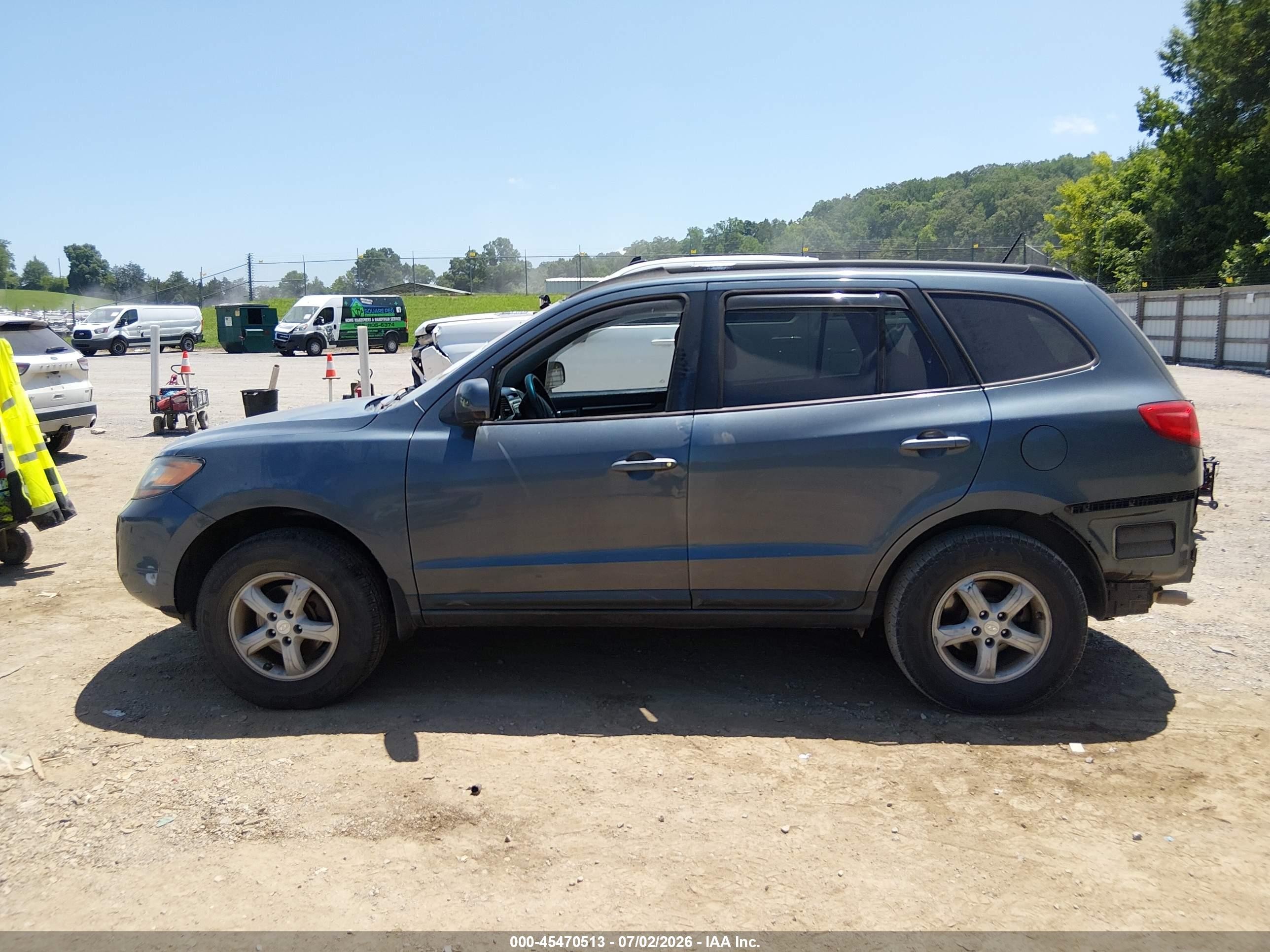 2008 Hyundai Santa Fe Gls Blue vin: 5NMSG13D18H192193