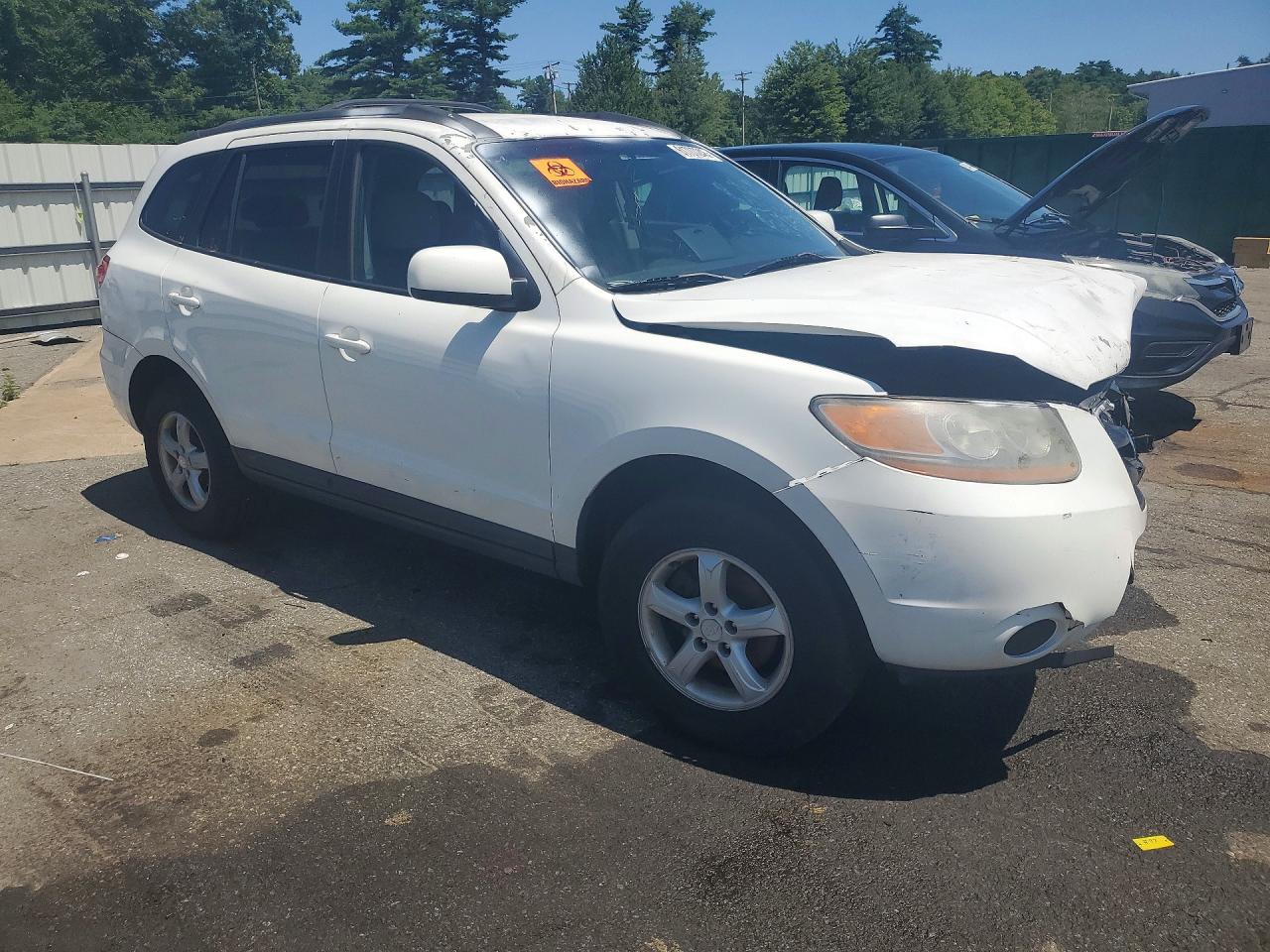 2008 Hyundai Santa Fe Gls Белый vin: 5NMSG13D18H192632