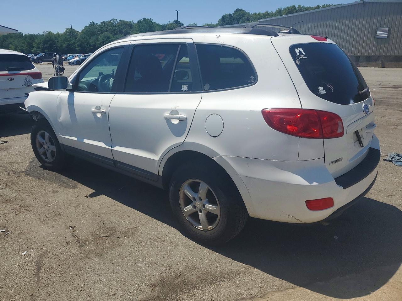 2008 Hyundai Santa Fe Gls Белый vin: 5NMSG13D18H192632