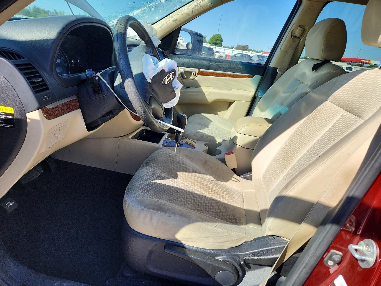 2009 Hyundai Santa Fe Burgundy vin: 5NMSG13D19H248800