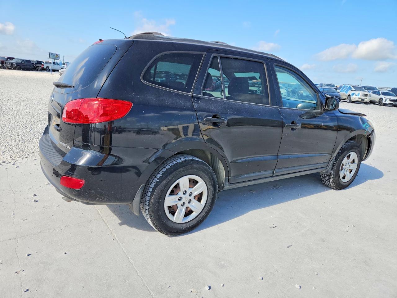 2009 Hyundai Santa Fe Gls Black vin: 5NMSG13D19H250045
