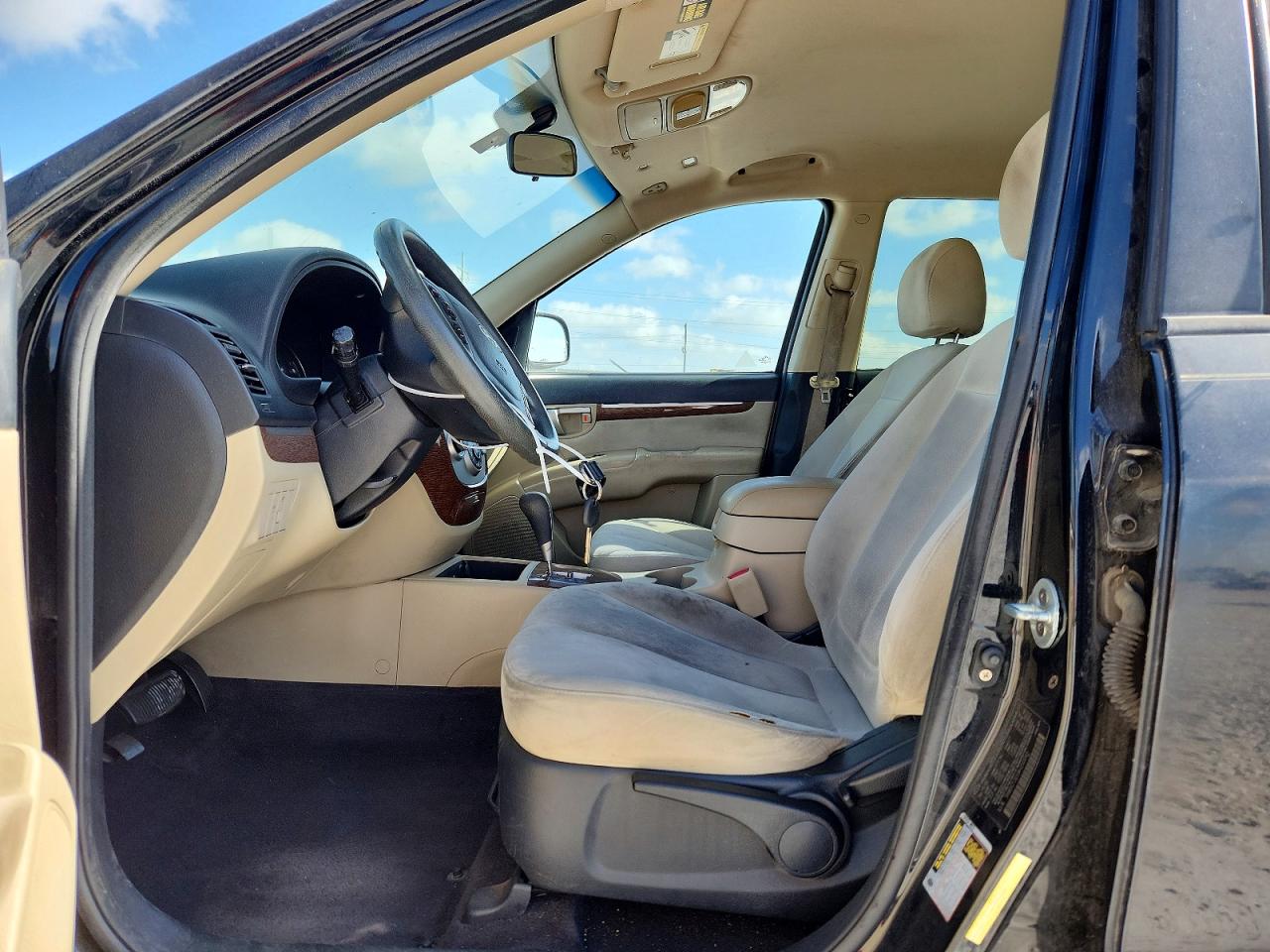 2009 Hyundai Santa Fe Gls Black vin: 5NMSG13D19H250045