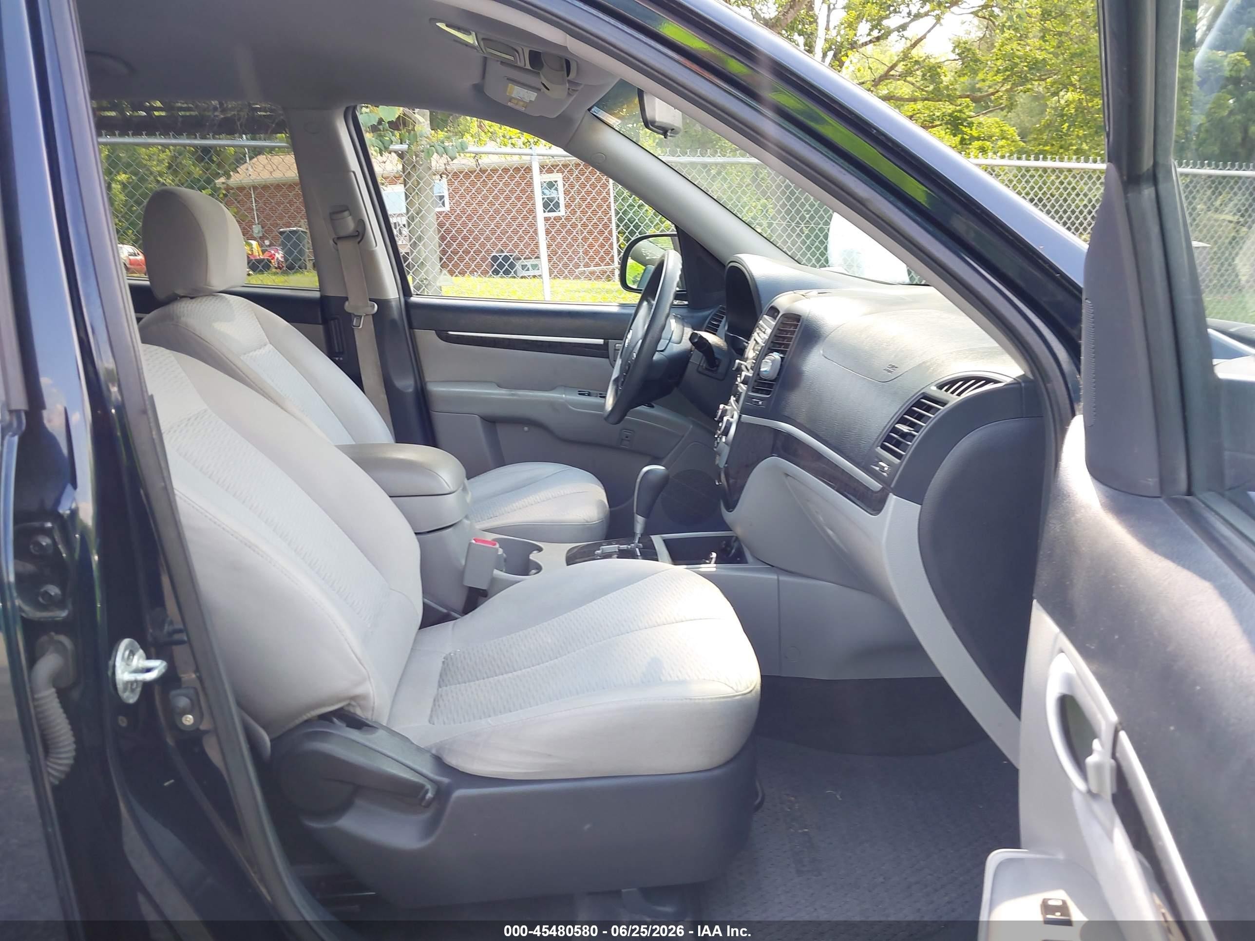 2009 Hyundai Santa Fe Gls Black vin: 5NMSG13D19H251390