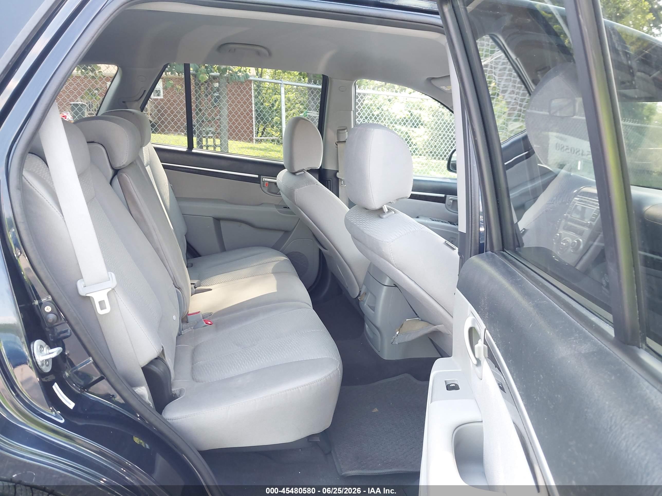 2009 Hyundai Santa Fe Gls Black vin: 5NMSG13D19H251390