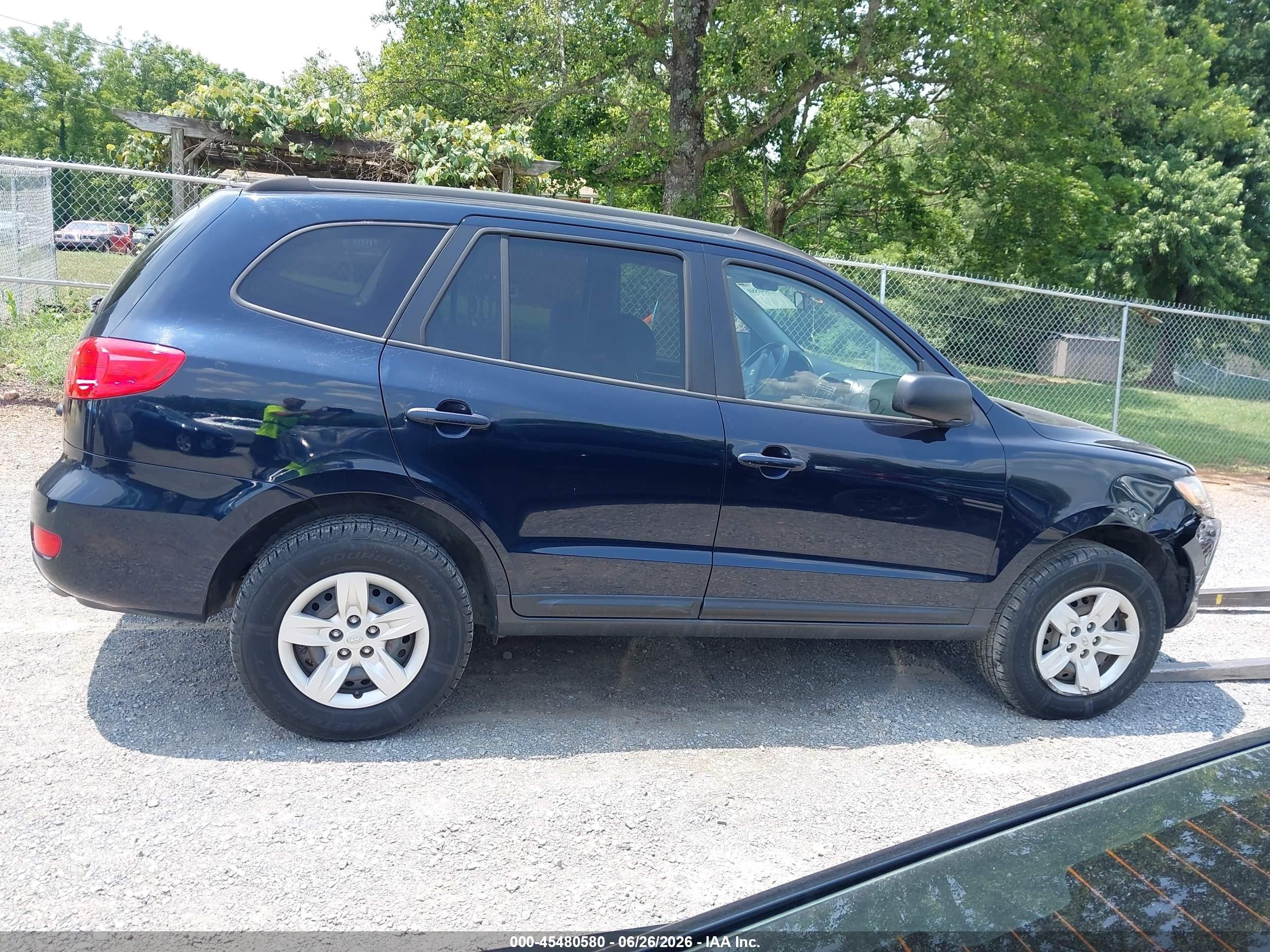 2009 Hyundai Santa Fe Gls Black vin: 5NMSG13D19H251390
