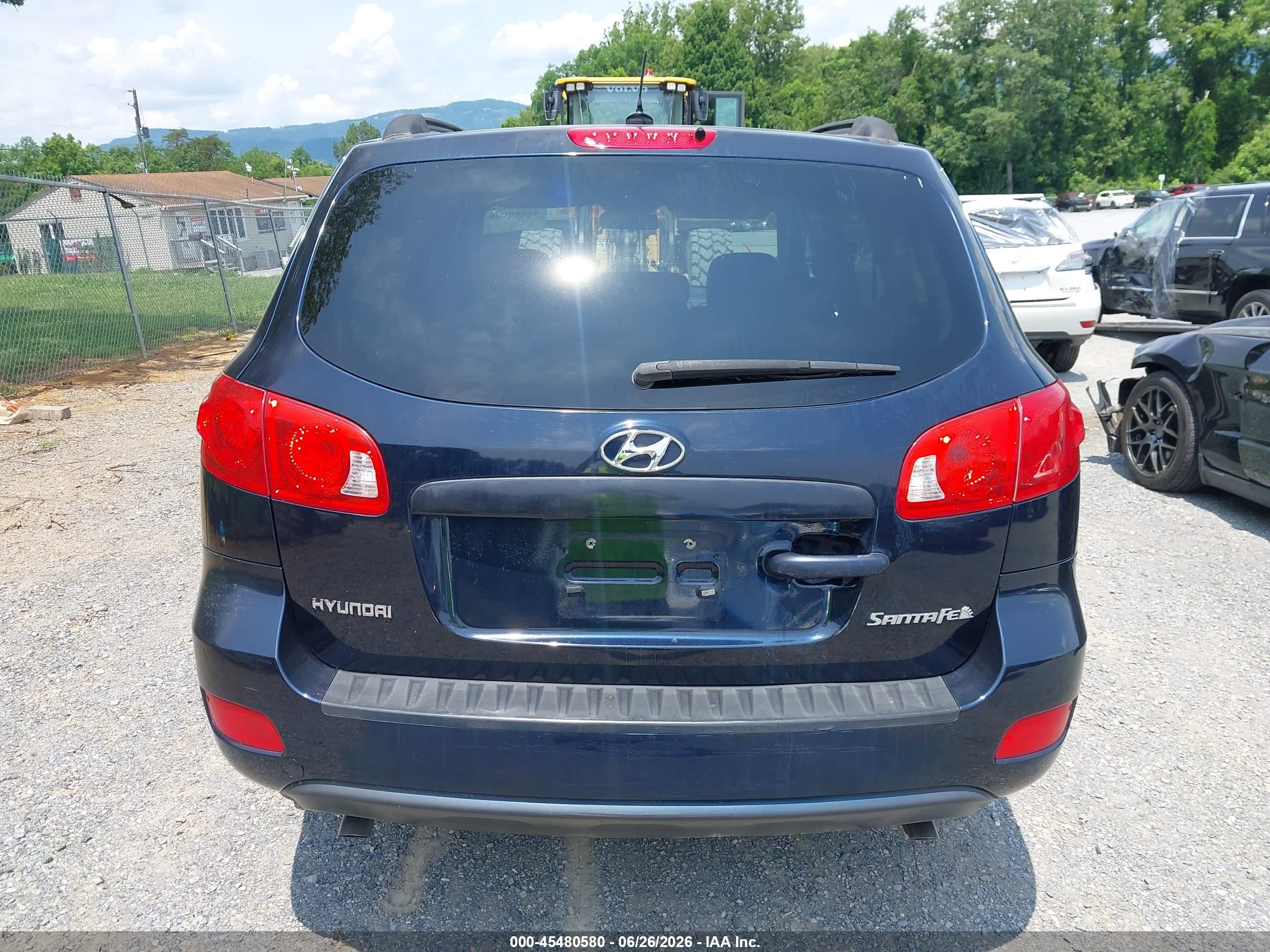 2009 Hyundai Santa Fe Gls Black vin: 5NMSG13D19H251390