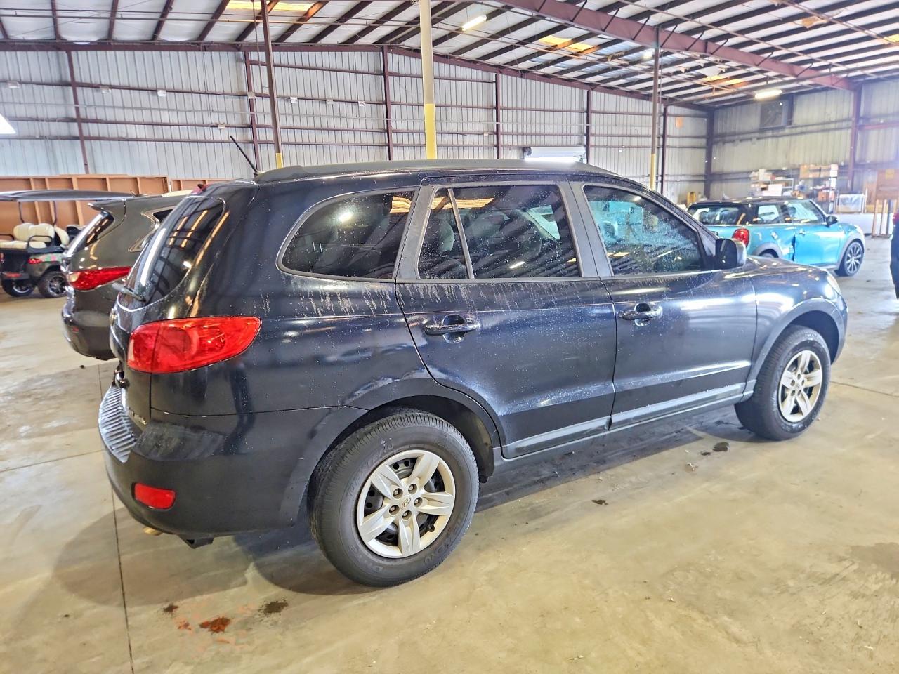 2009 Hyundai Santa Fe Gls Синий vin: 5NMSG13D19H272871