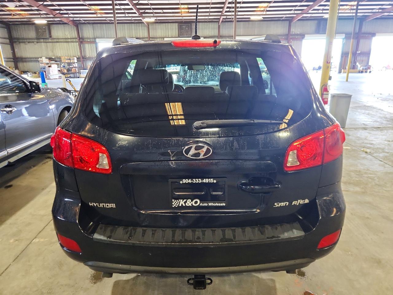 2009 Hyundai Santa Fe Gls Синий vin: 5NMSG13D19H272871