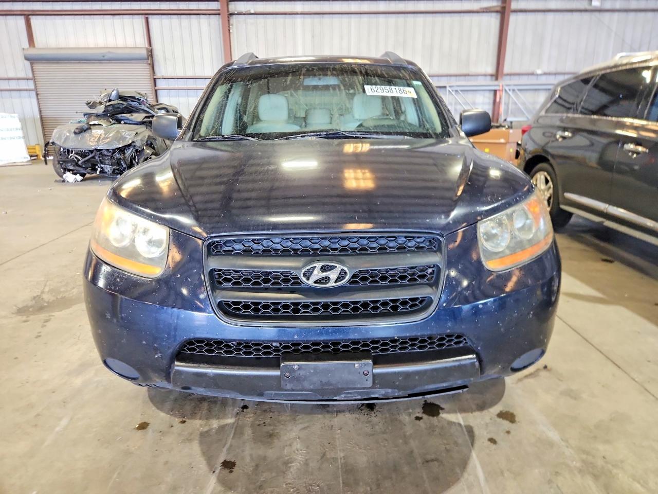 2009 Hyundai Santa Fe Gls Синий vin: 5NMSG13D19H272871