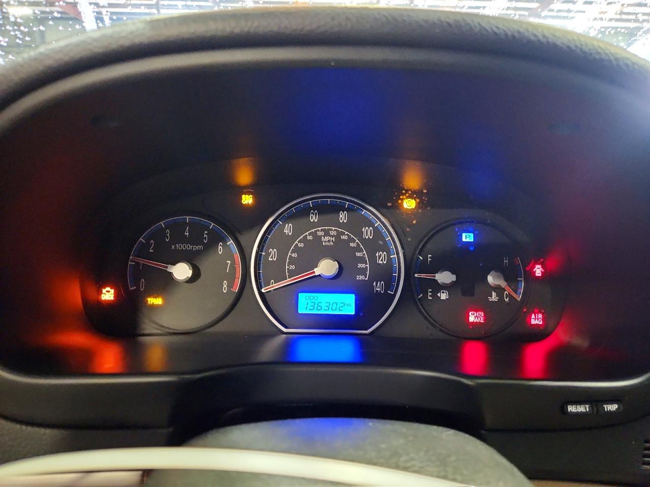 2009 Hyundai Santa Fe Gls Синий vin: 5NMSG13D19H272871