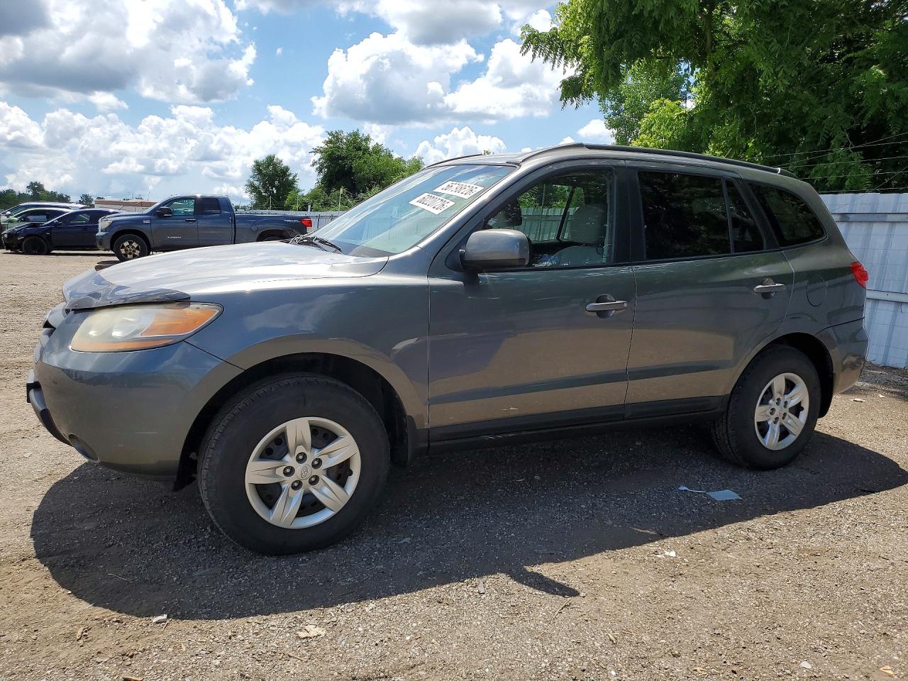 2009 Hyundai Santa Fe Gls Gray vin: 5NMSG13D19H275169