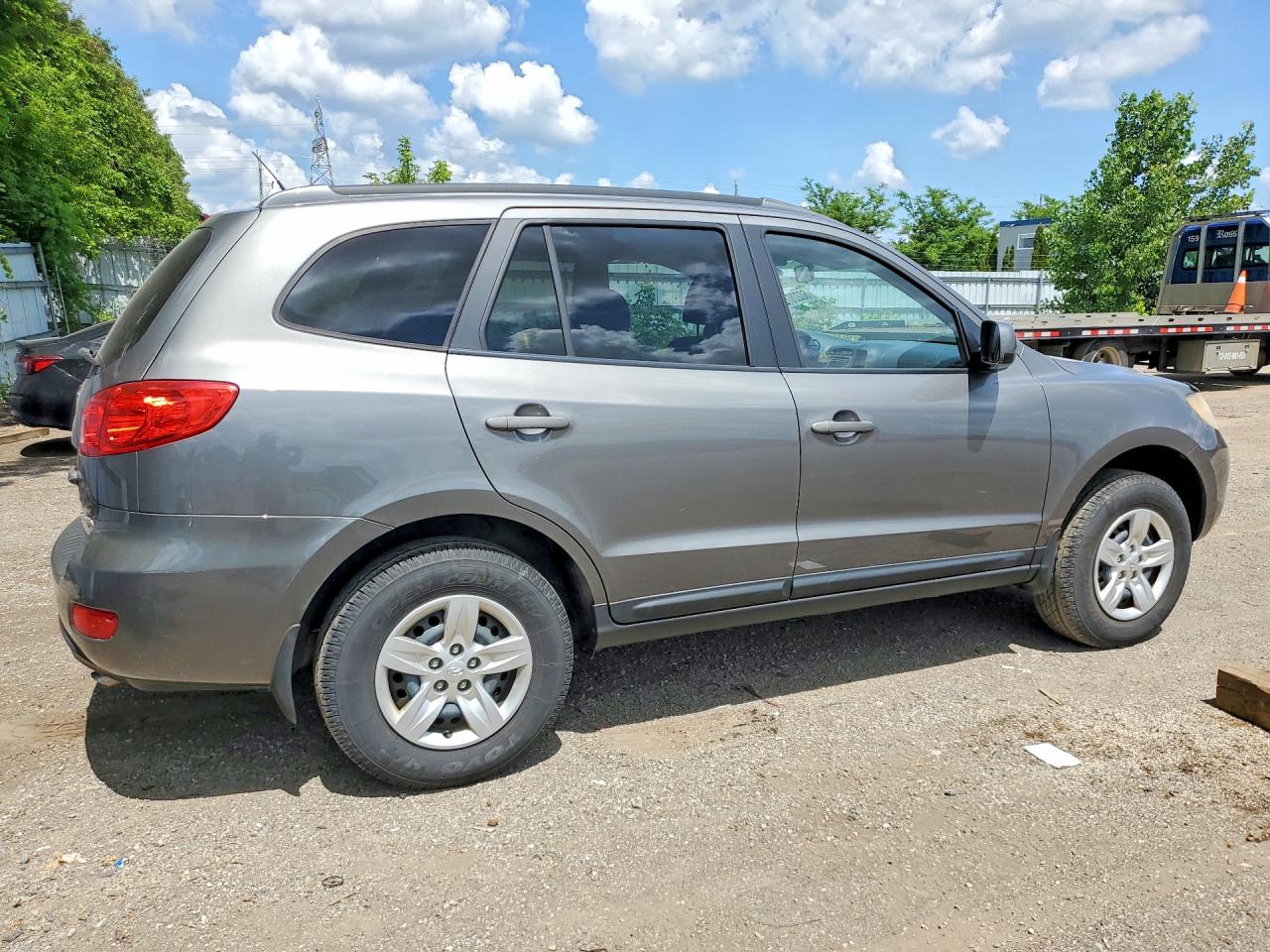2009 Hyundai Santa Fe Gls Gray vin: 5NMSG13D19H275169