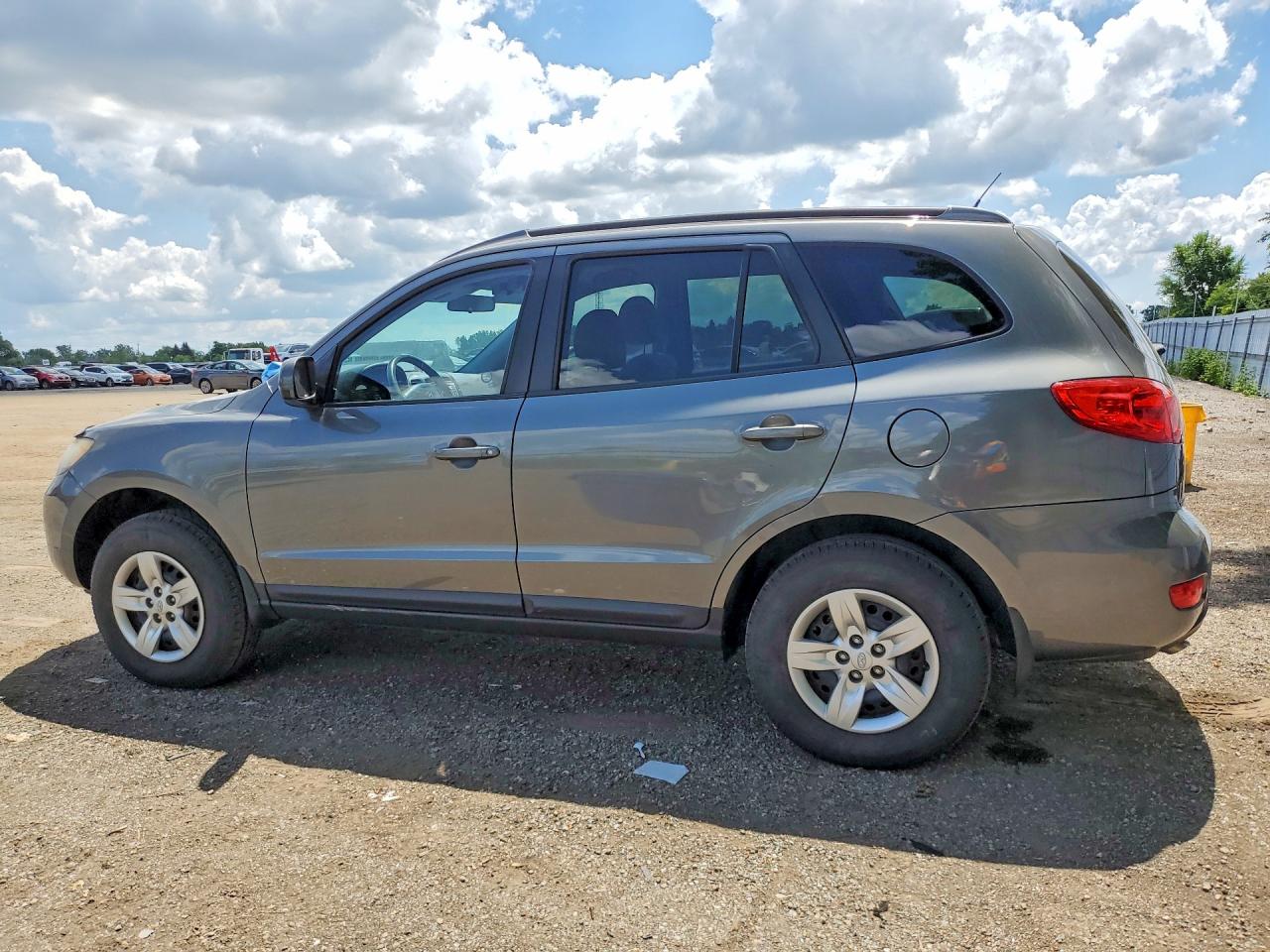 2009 Hyundai Santa Fe Gls Gray vin: 5NMSG13D19H275169
