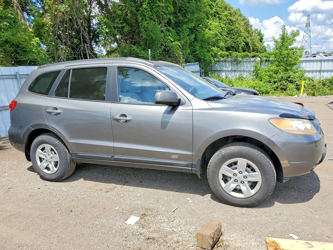 2009 Hyundai Santa Fe Gls Gray vin: 5NMSG13D19H275169