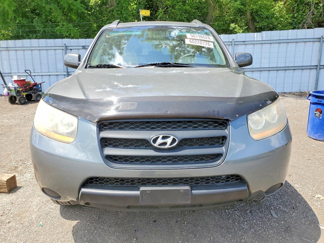 2009 Hyundai Santa Fe Gls Gray vin: 5NMSG13D19H275169