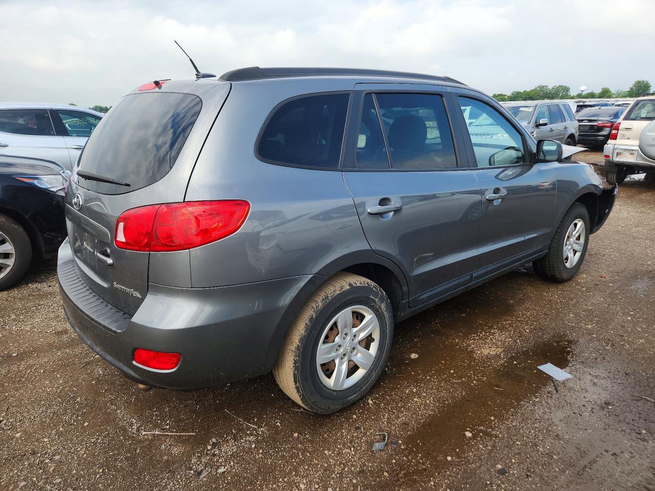 2009 Hyundai Santa Fe Gls Gray vin: 5NMSG13D19H308607