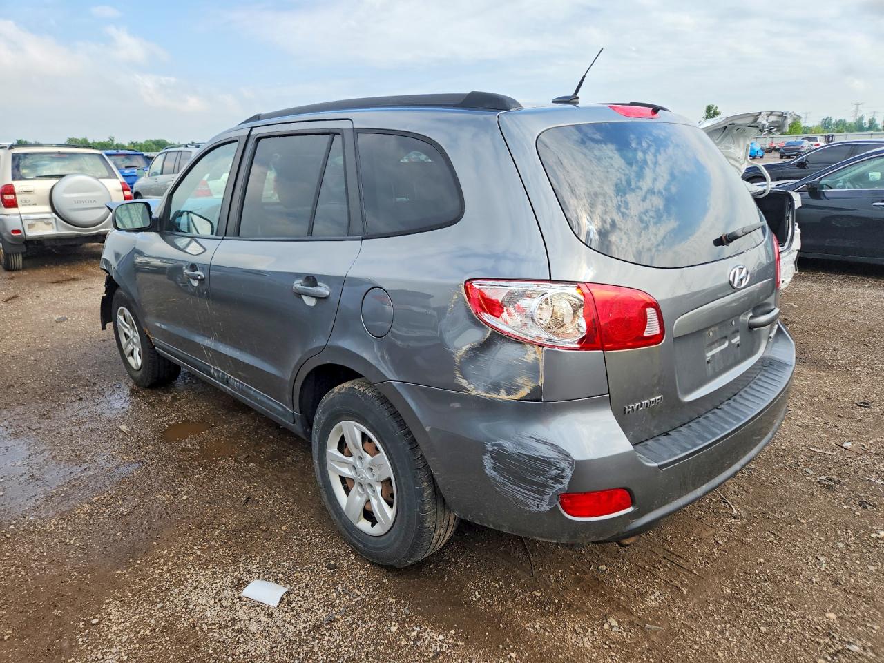 2009 Hyundai Santa Fe Gls Gray vin: 5NMSG13D19H308607