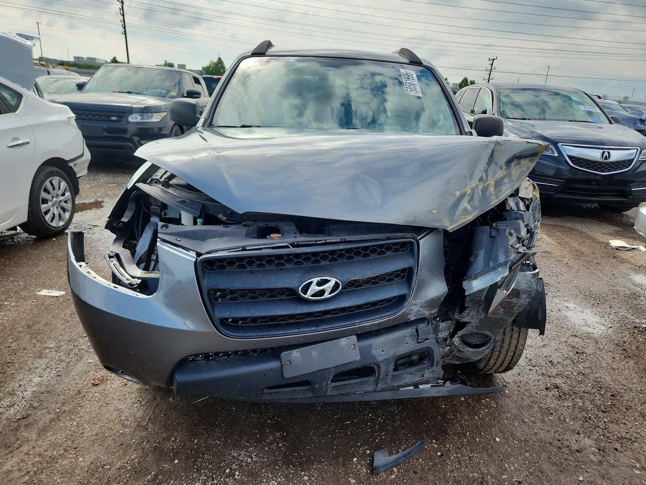 2009 Hyundai Santa Fe Gls Gray vin: 5NMSG13D19H308607