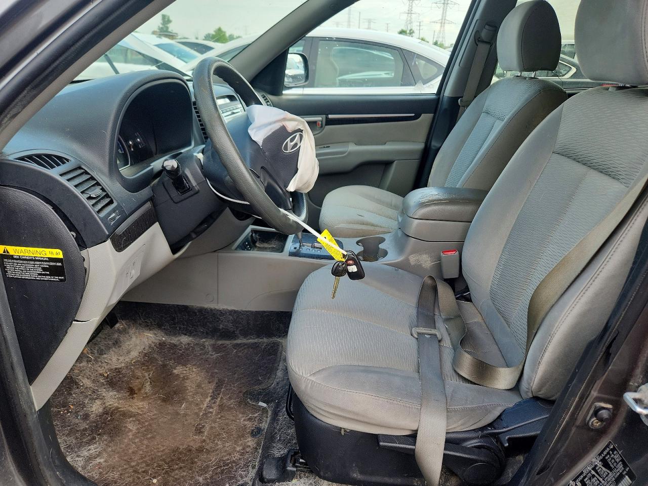 2009 Hyundai Santa Fe Gls Gray vin: 5NMSG13D19H308607