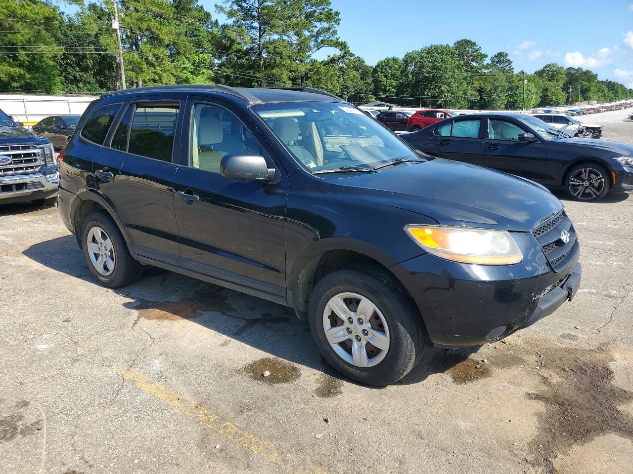 2009 Hyundai Santa Fe Gls Black vin: 5NMSG13D19H326542