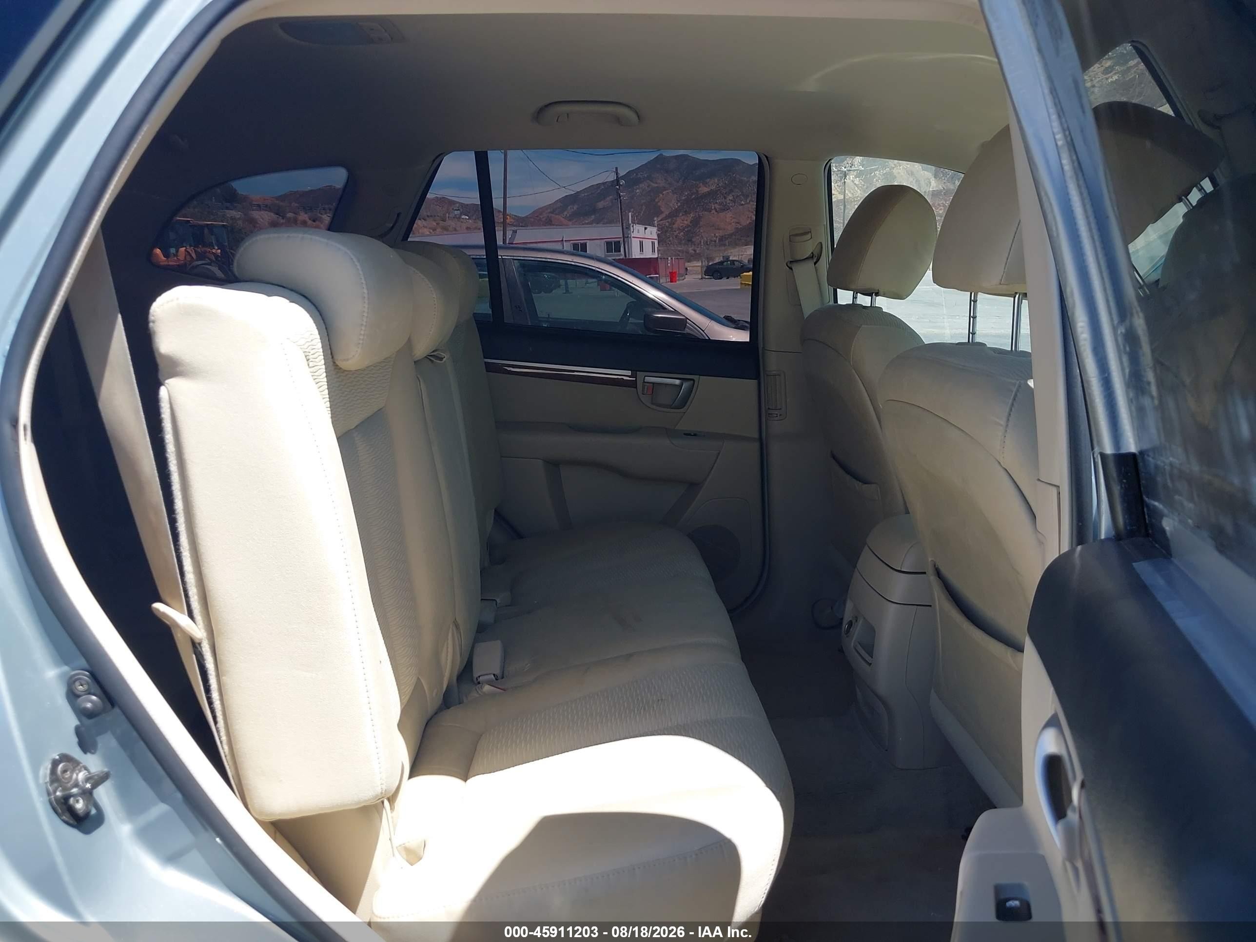 2007 Hyundai Santa Fe Gls Light Blue vin: 5NMSG13D27H054595