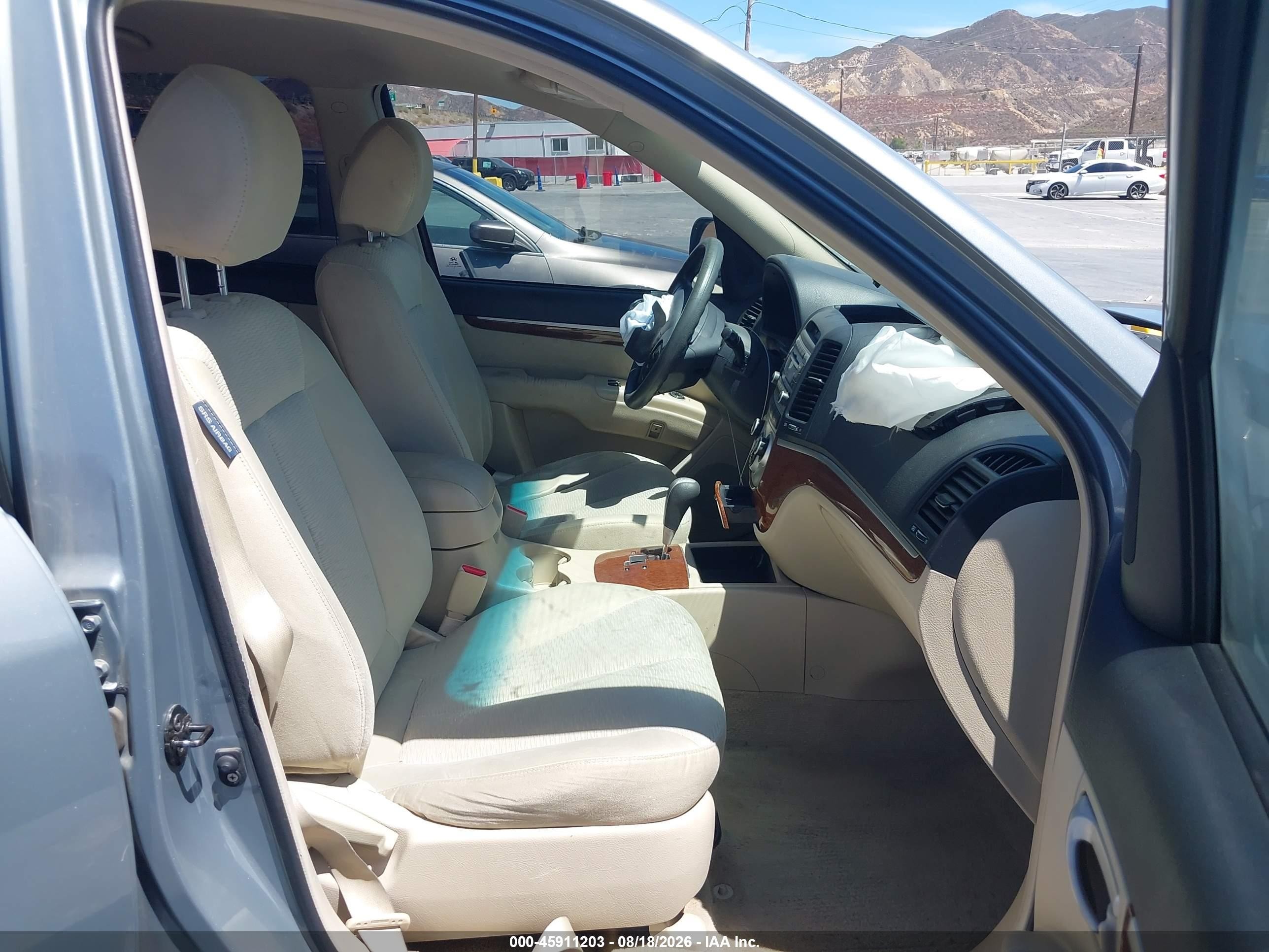 2007 Hyundai Santa Fe Gls Light Blue vin: 5NMSG13D27H054595