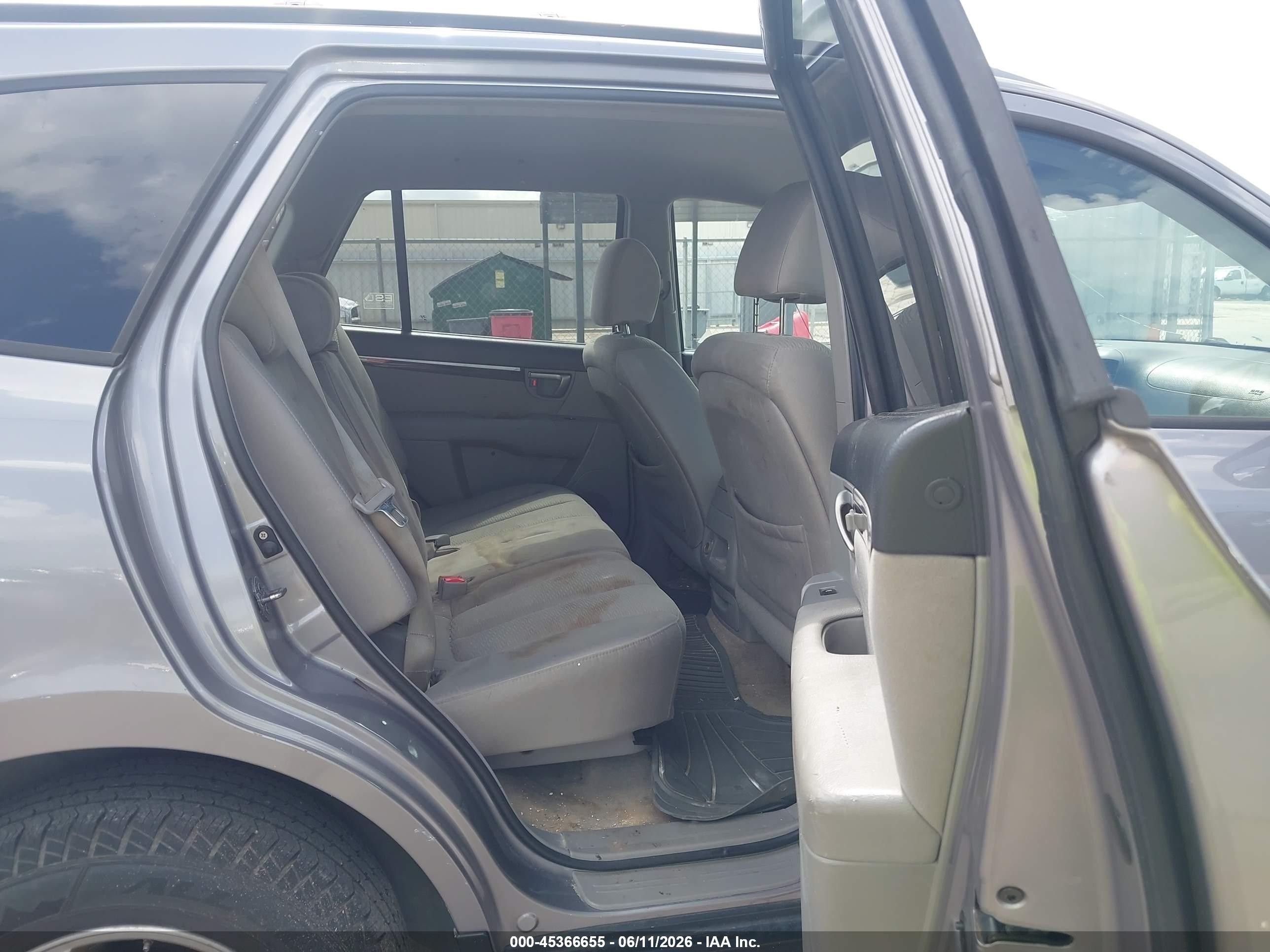 2007 Hyundai Santa Fe Gls Gray vin: 5NMSG13D27H075379