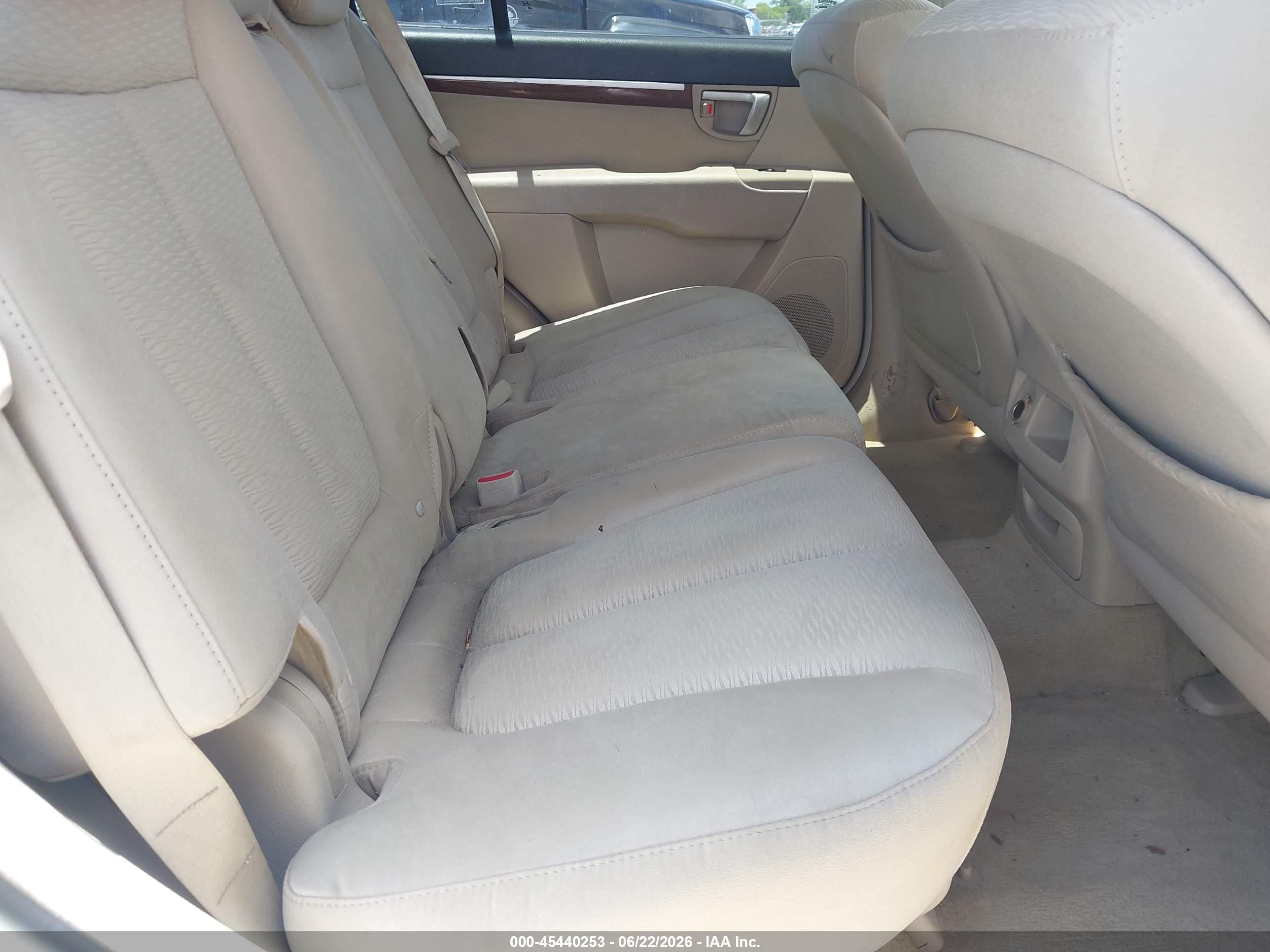 2007 Hyundai Santa Fe Gls White vin: 5NMSG13D27H080713