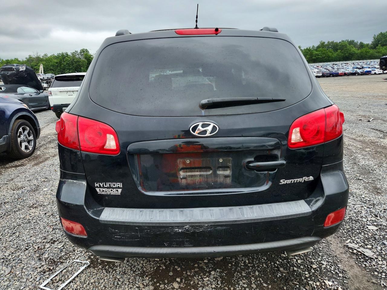 2007 Hyundai Santa Fe Gls Black vin: 5NMSG13D27H103164