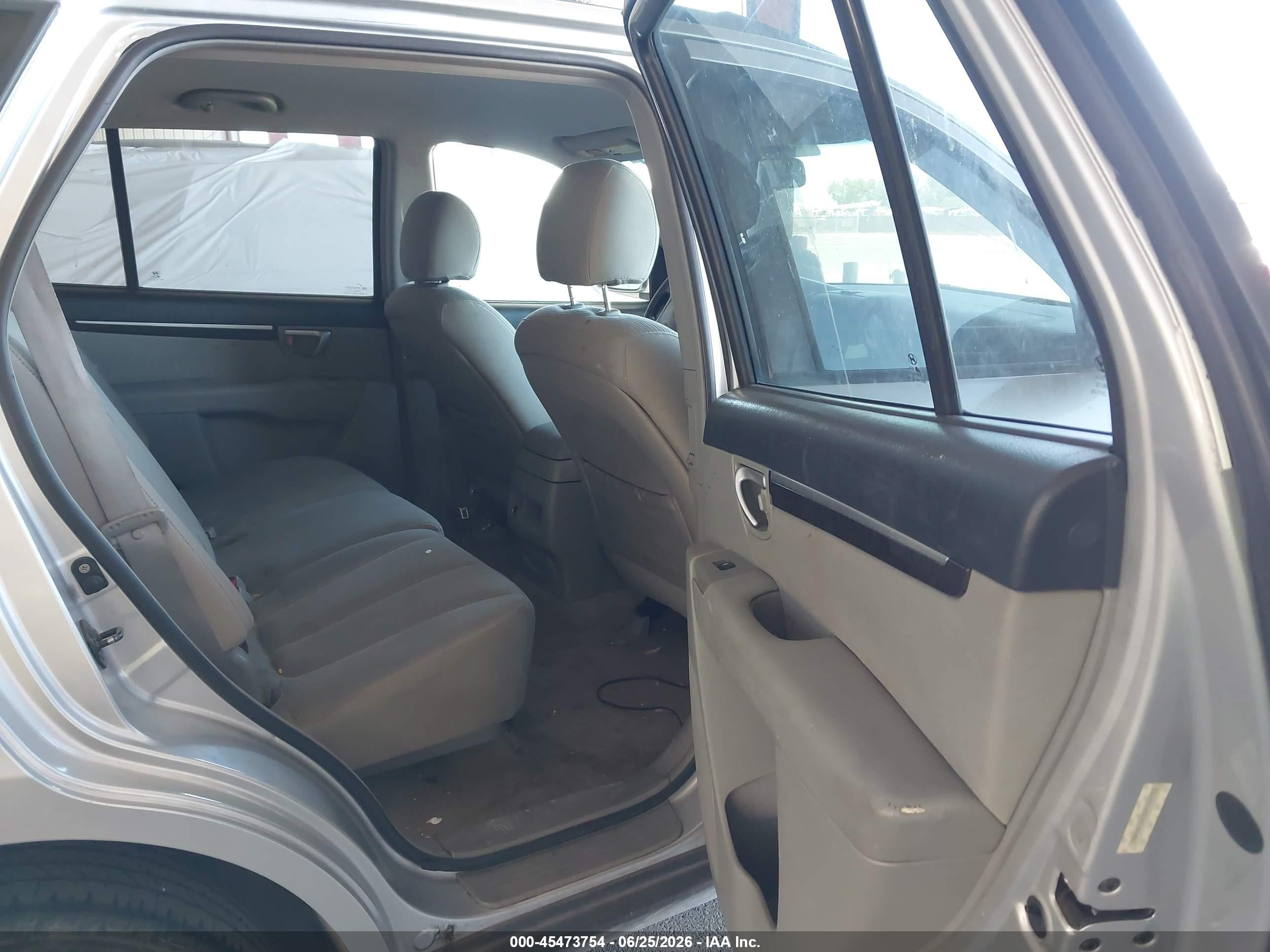 2008 Hyundai Santa Fe Gls Silver vin: 5NMSG13D28H129703