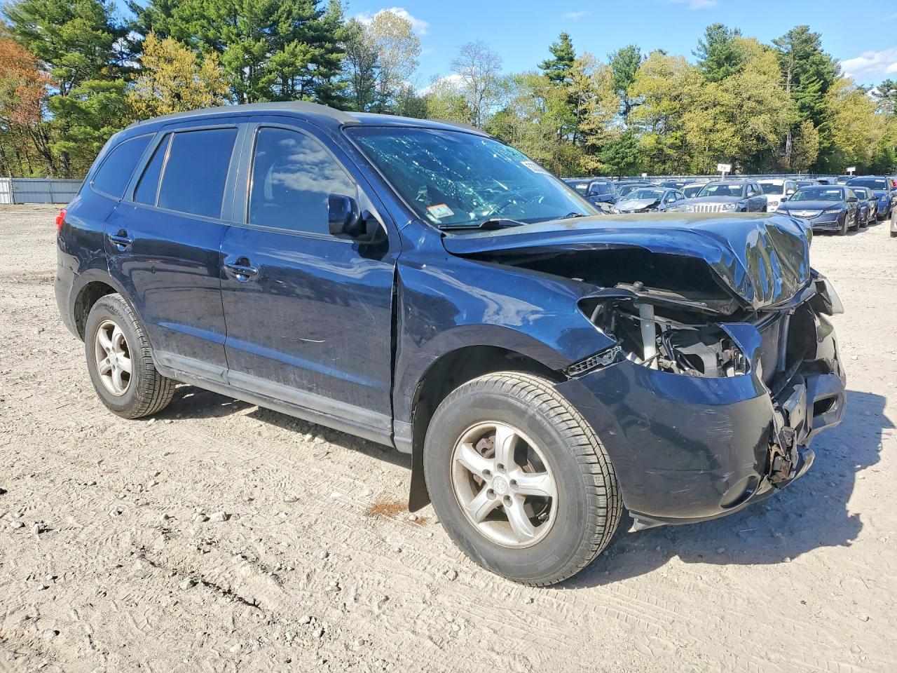 2008 Hyundai Santa Fe Gls Black vin: 5NMSG13D28H132438