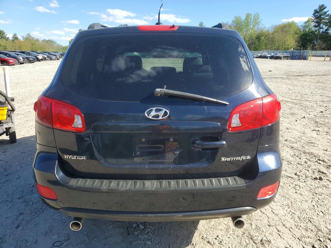 2008 Hyundai Santa Fe Gls Black vin: 5NMSG13D28H132438