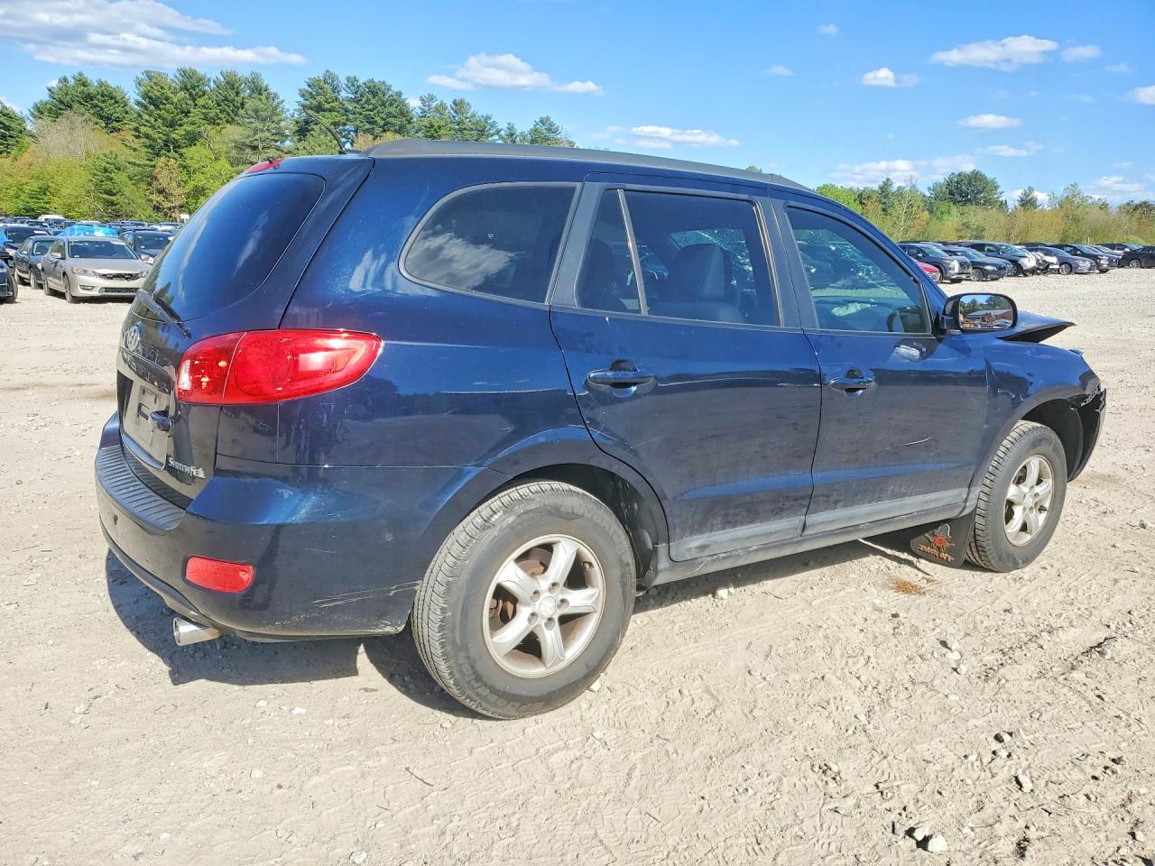 2008 Hyundai Santa Fe Gls Black vin: 5NMSG13D28H132438
