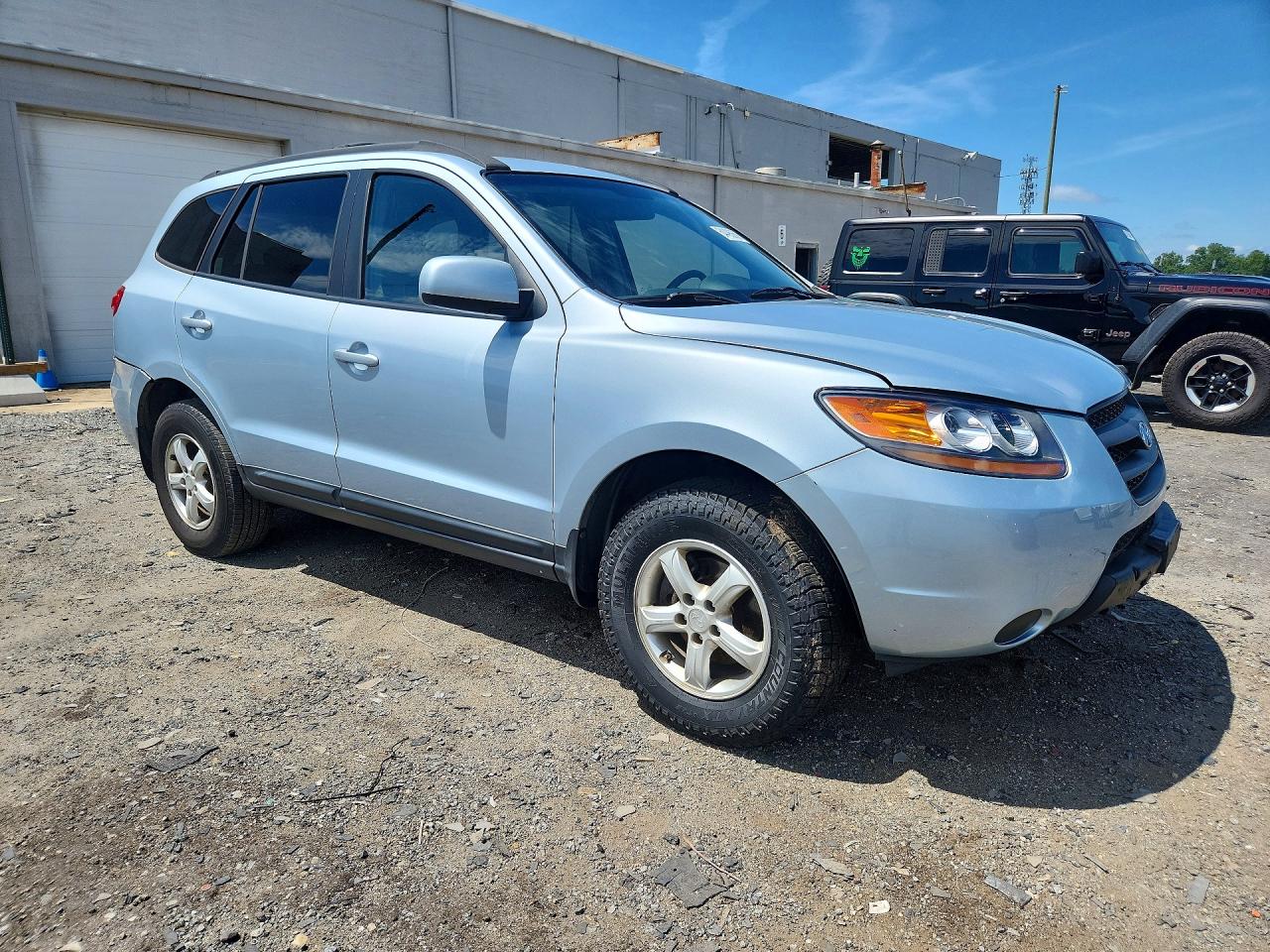 2008 Hyundai Santa Fe Gls Silver vin: 5NMSG13D28H159087