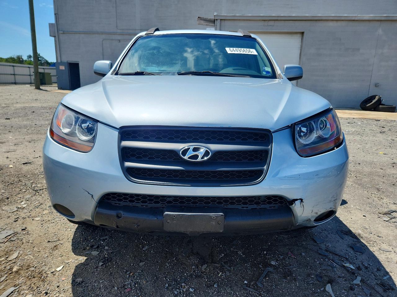 2008 Hyundai Santa Fe Gls Silver vin: 5NMSG13D28H159087
