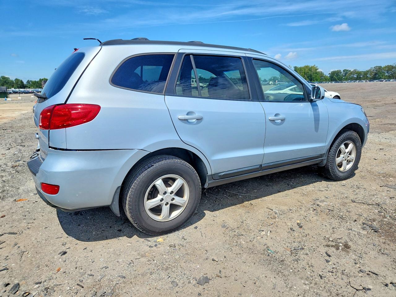 2008 Hyundai Santa Fe Gls Silver vin: 5NMSG13D28H159087