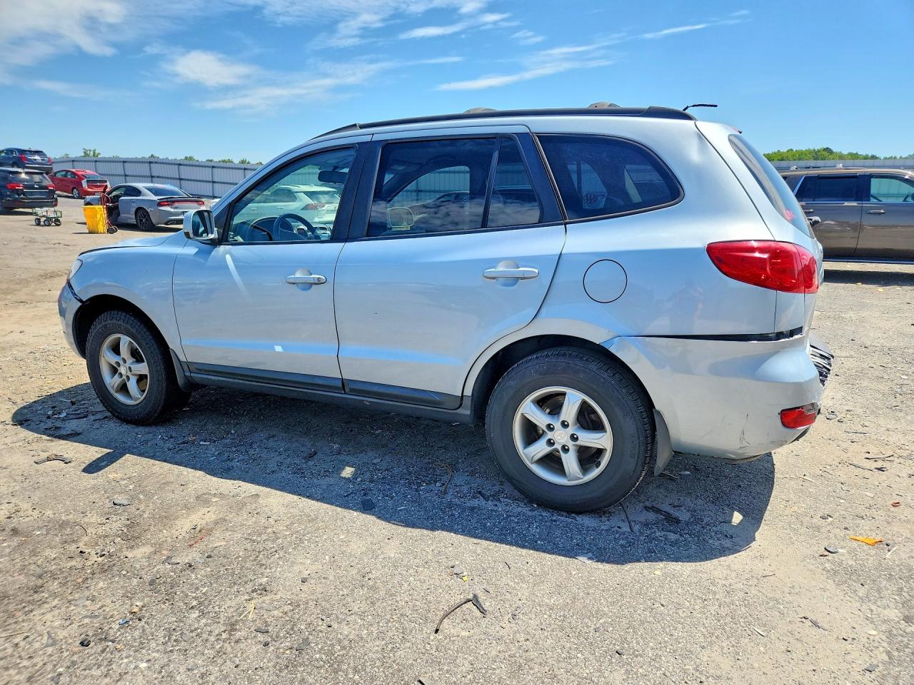 2008 Hyundai Santa Fe Gls Silver vin: 5NMSG13D28H159087