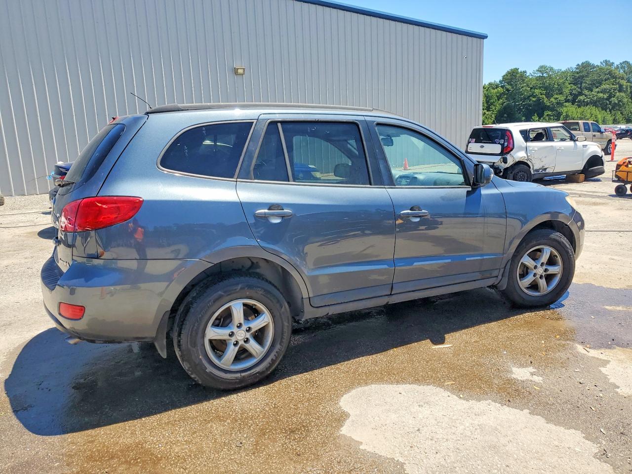 2008 Hyundai Santa Fe Gls Gray vin: 5NMSG13D28H171059