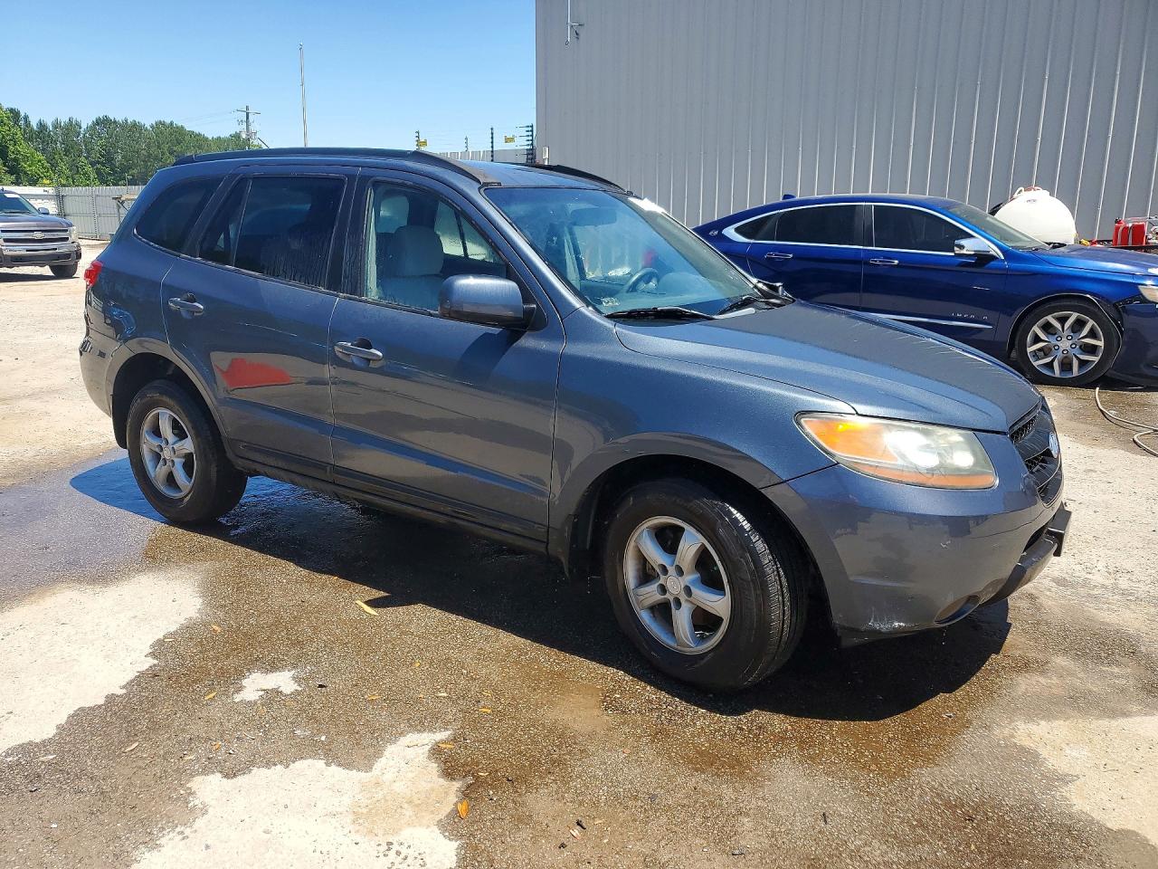 2008 Hyundai Santa Fe Gls Gray vin: 5NMSG13D28H171059