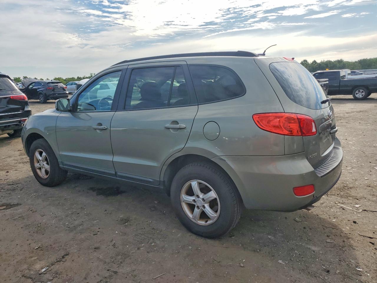 2008 Hyundai Santa Fe Gls Green vin: 5NMSG13D28H178884
