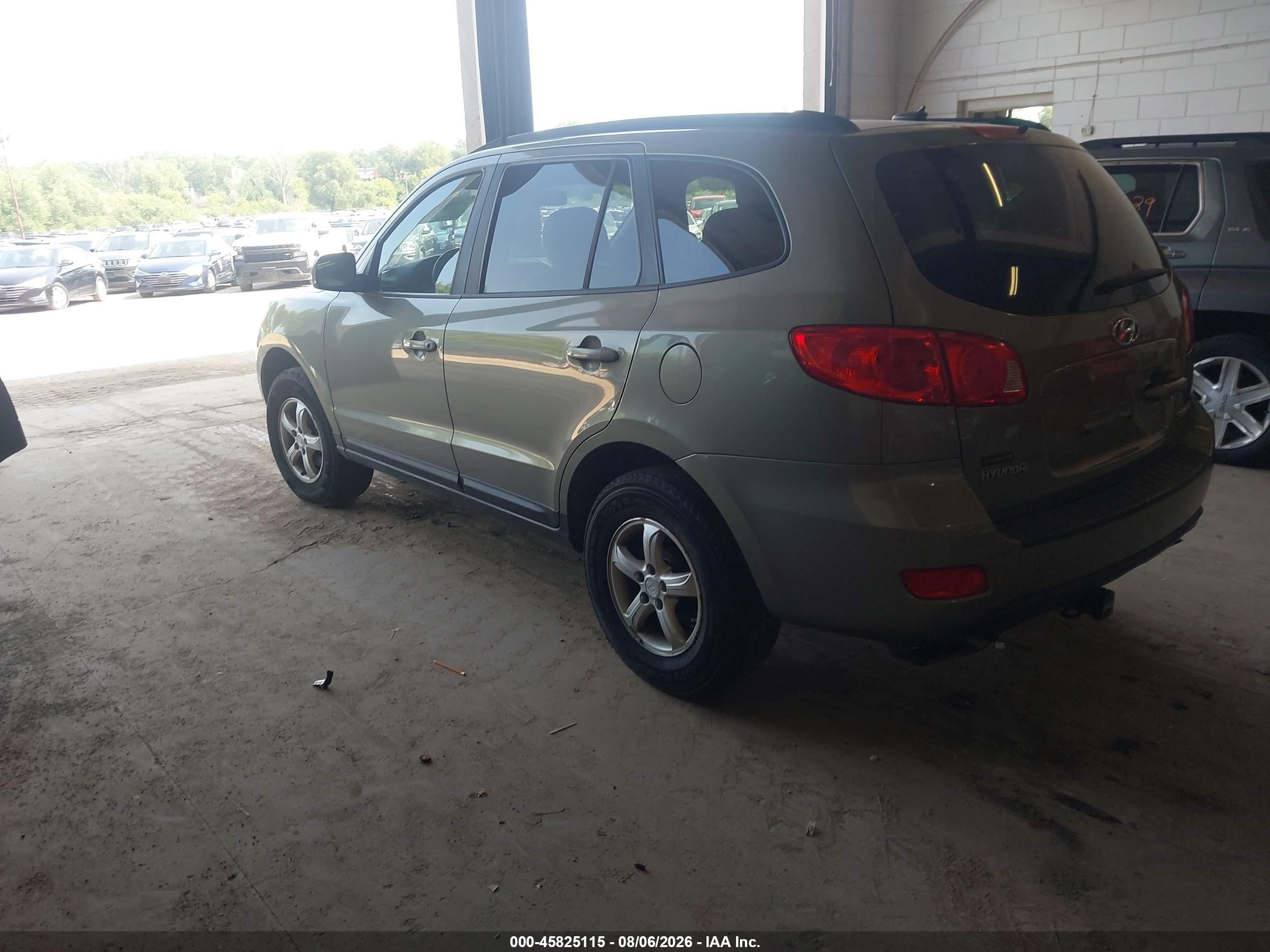 2008 Hyundai Santa Fe Gls Tan vin: 5NMSG13D28H193210