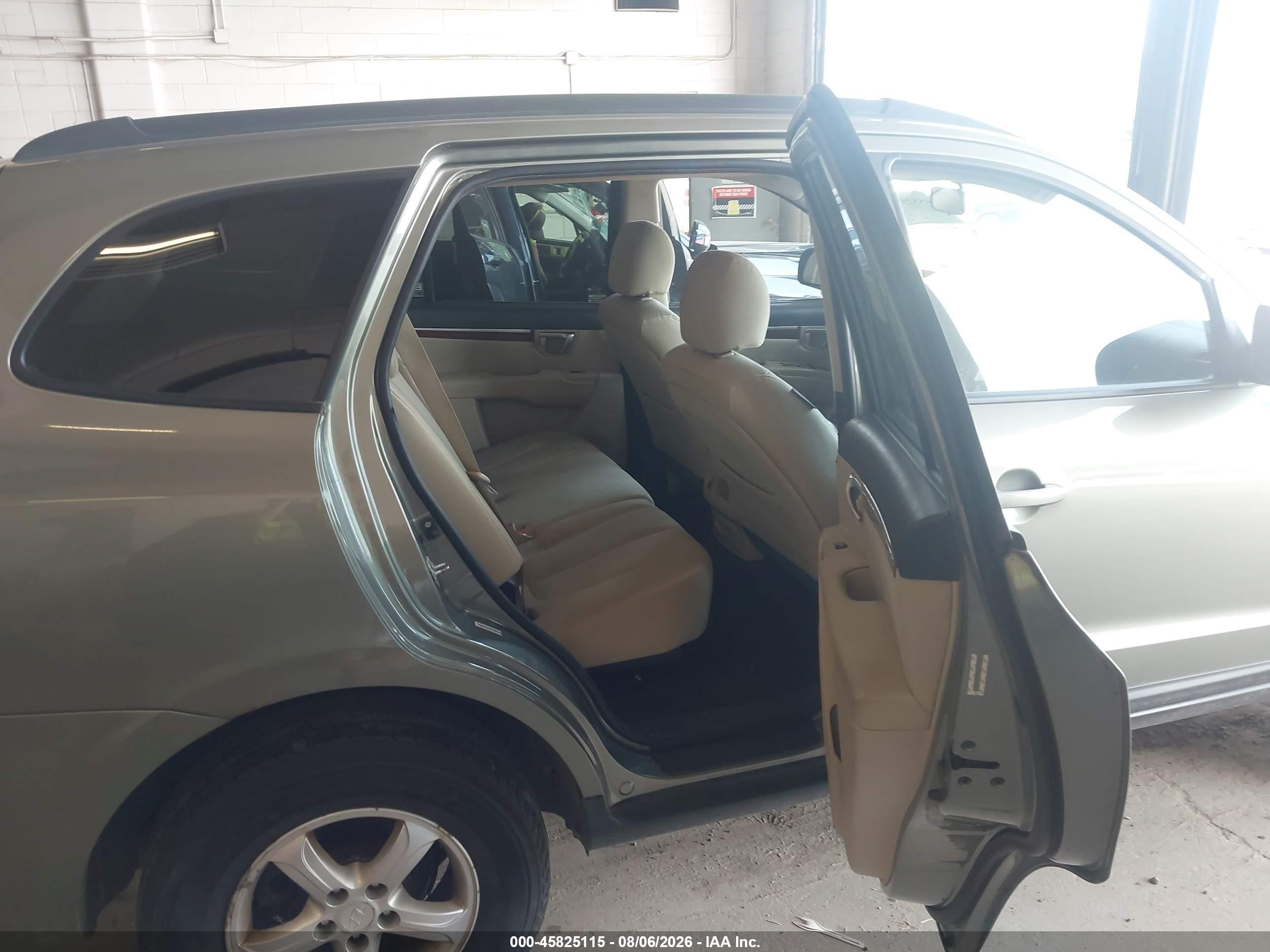 2008 Hyundai Santa Fe Gls Tan vin: 5NMSG13D28H193210