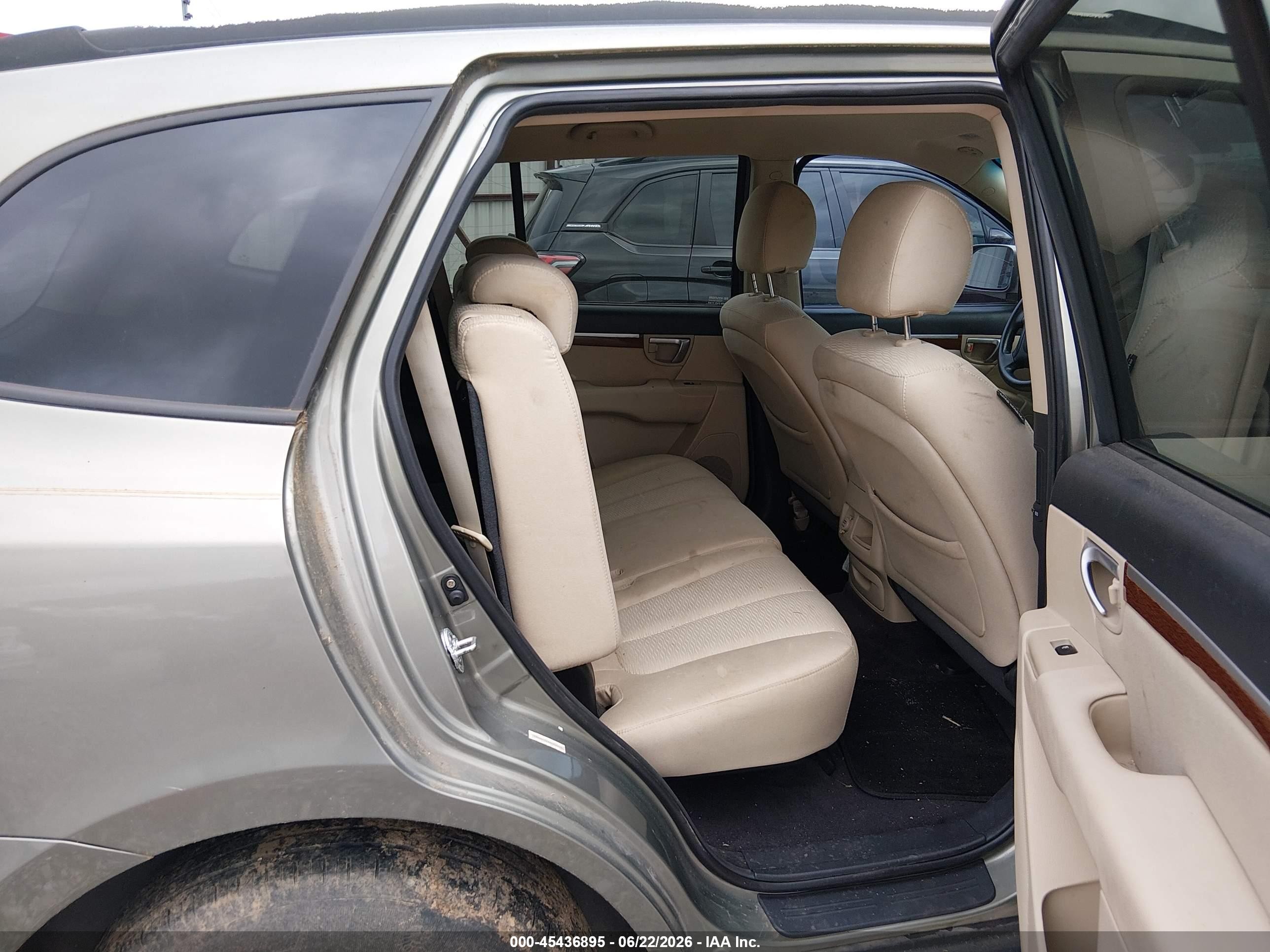 2008 Hyundai Santa Fe Gls Tan vin: 5NMSG13D28H203248