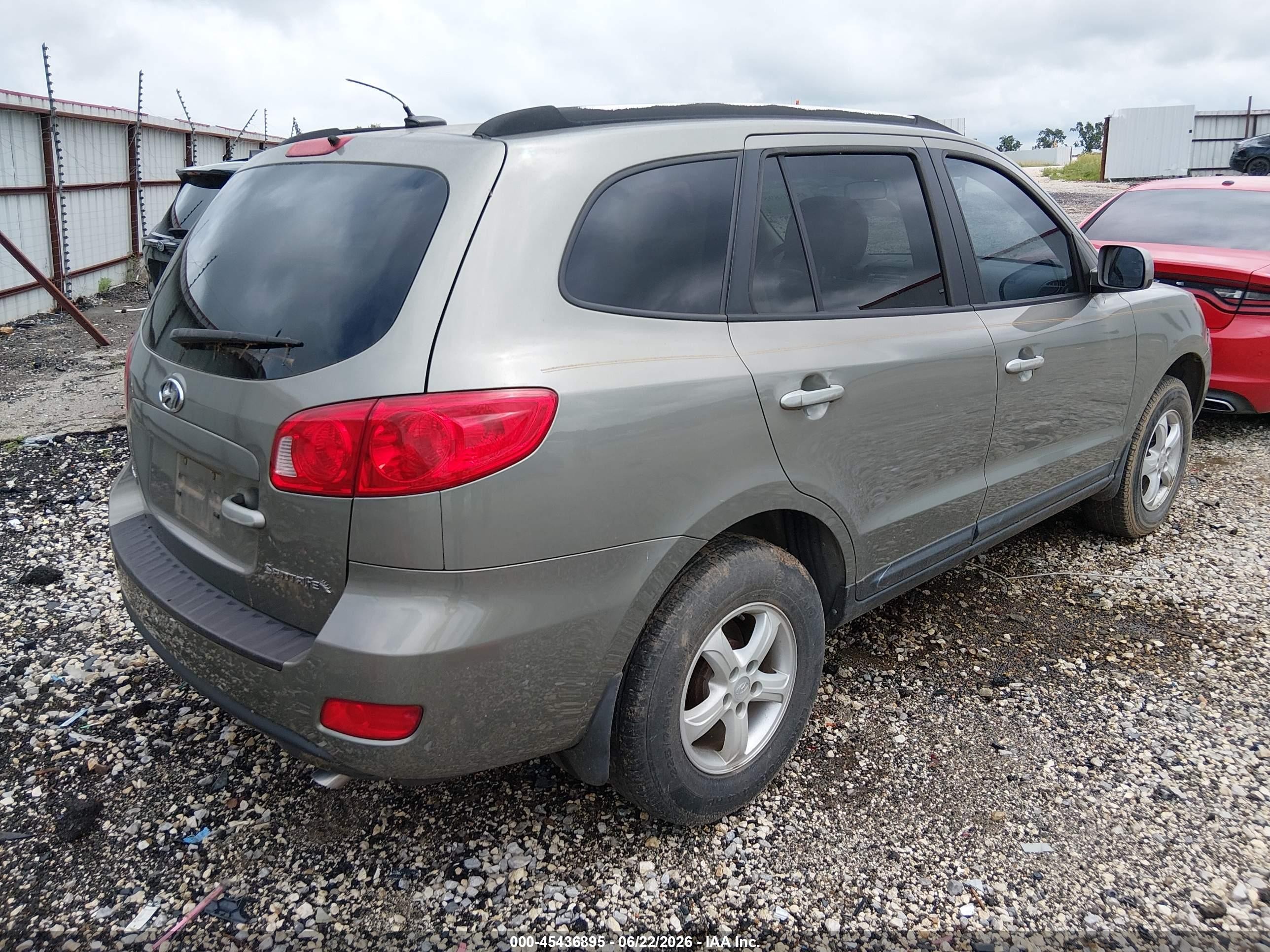 2008 Hyundai Santa Fe Gls Tan vin: 5NMSG13D28H203248